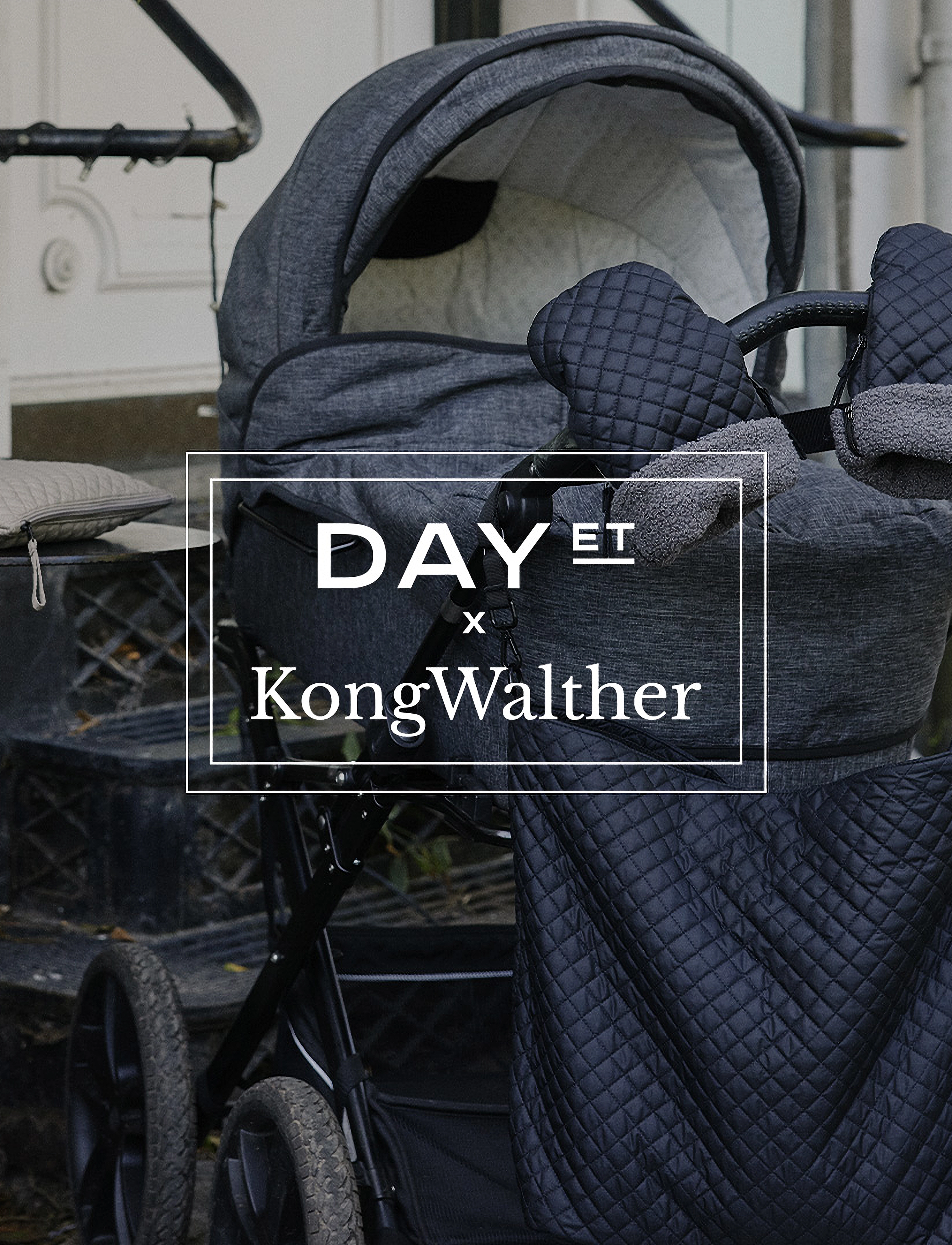 KongWalther Day Mini X Kw Re-Q Soft Hands, Børn, Quiltet Barnevognshåndvarmer, Sort, Str: ONE SIZE