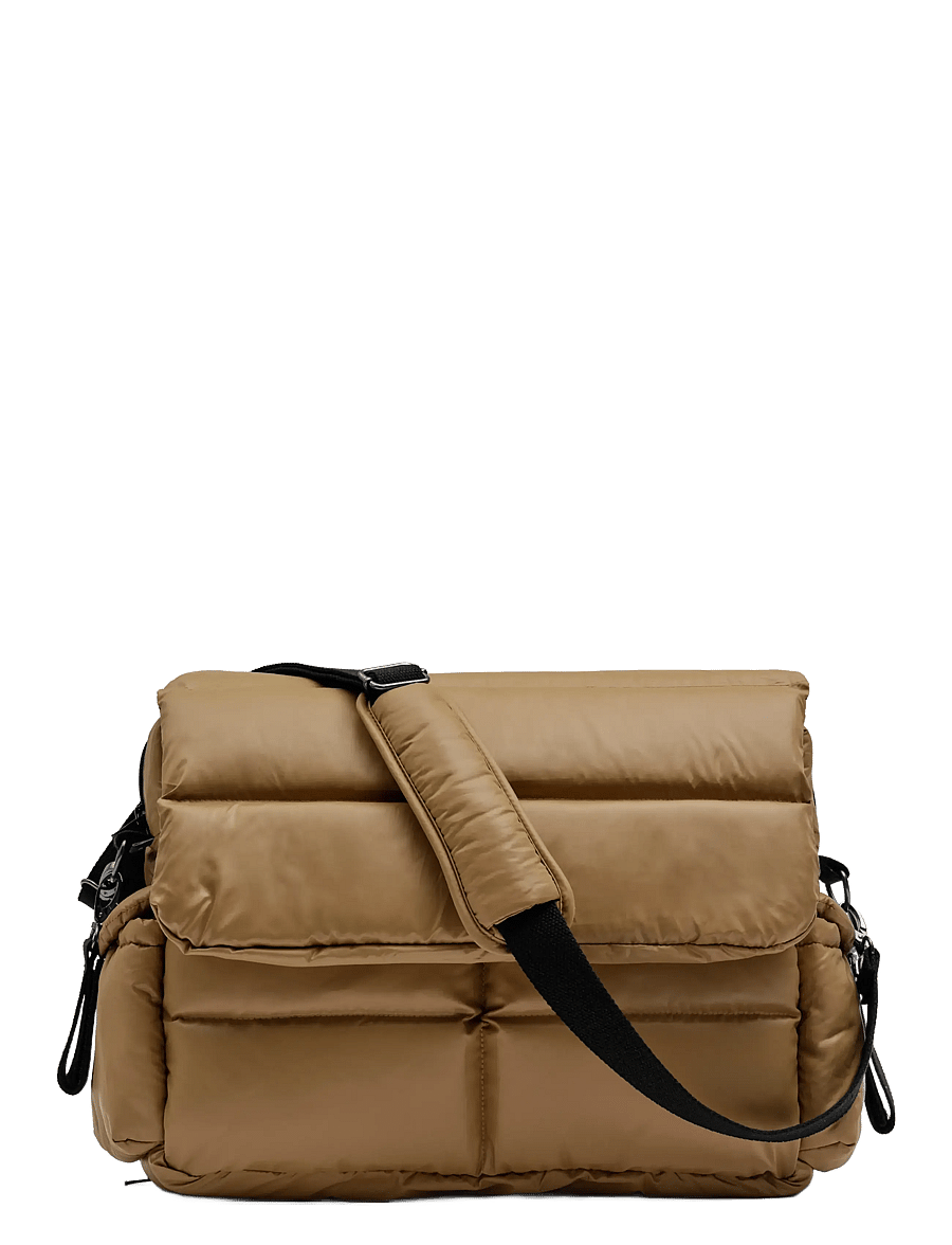 KongWalther - Puffer Diaper Bag Chocolate Brown - wickelunterlagen - creme - 0