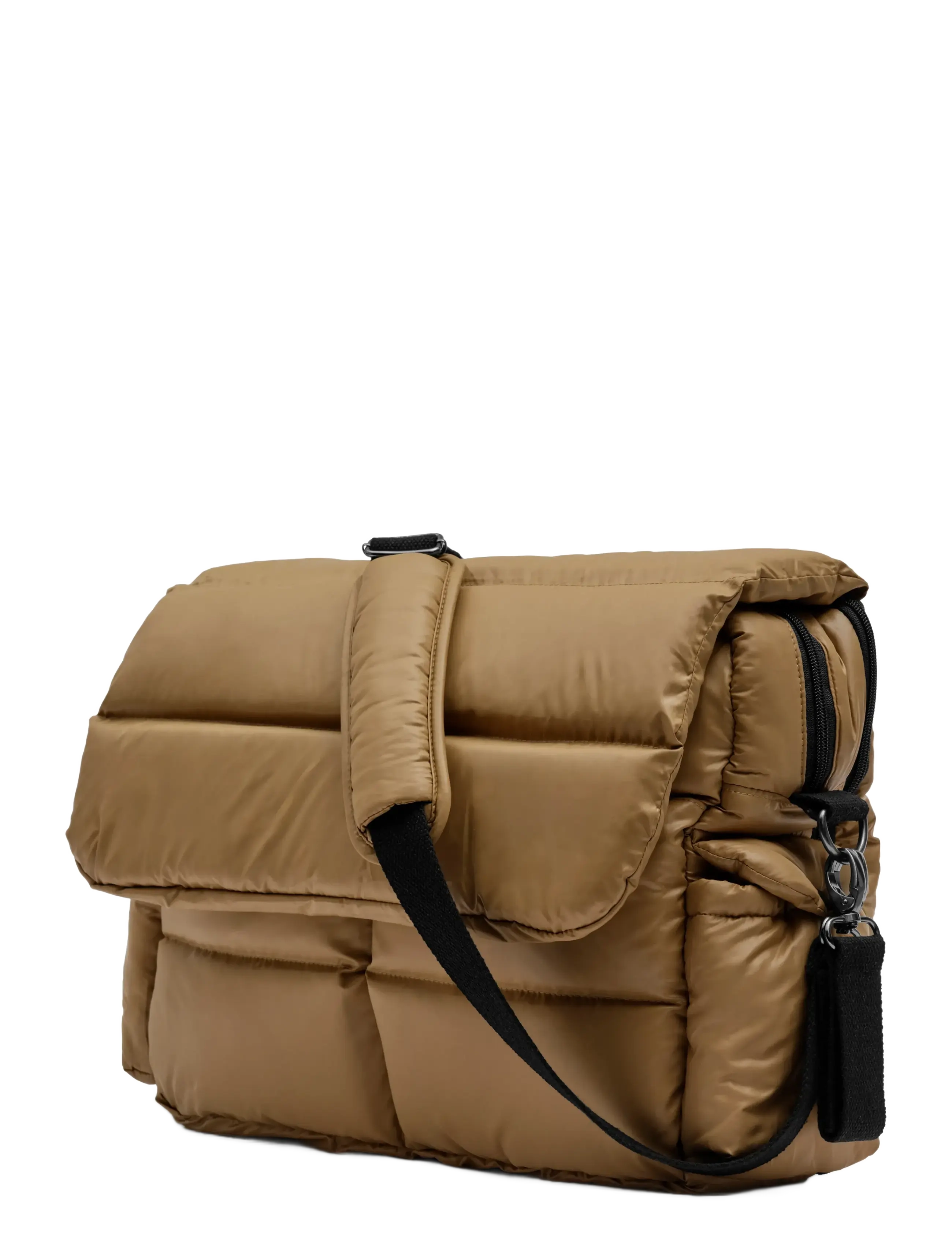 KongWalther - Puffer Diaper Bag Chocolate Brown - wickelunterlagen - creme - 1
