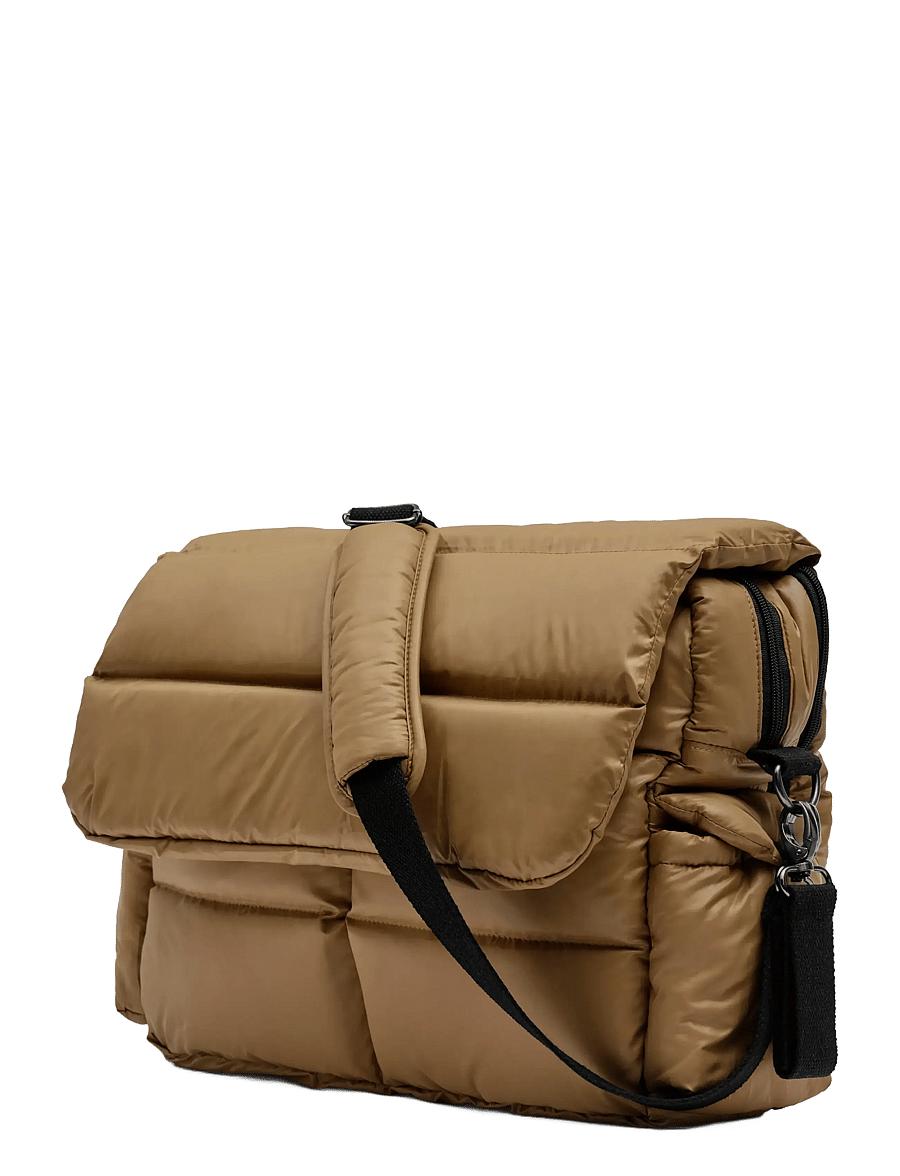 KongWalther - Puffer Diaper Bag Chocolate Brown - wickelunterlagen - creme - 1