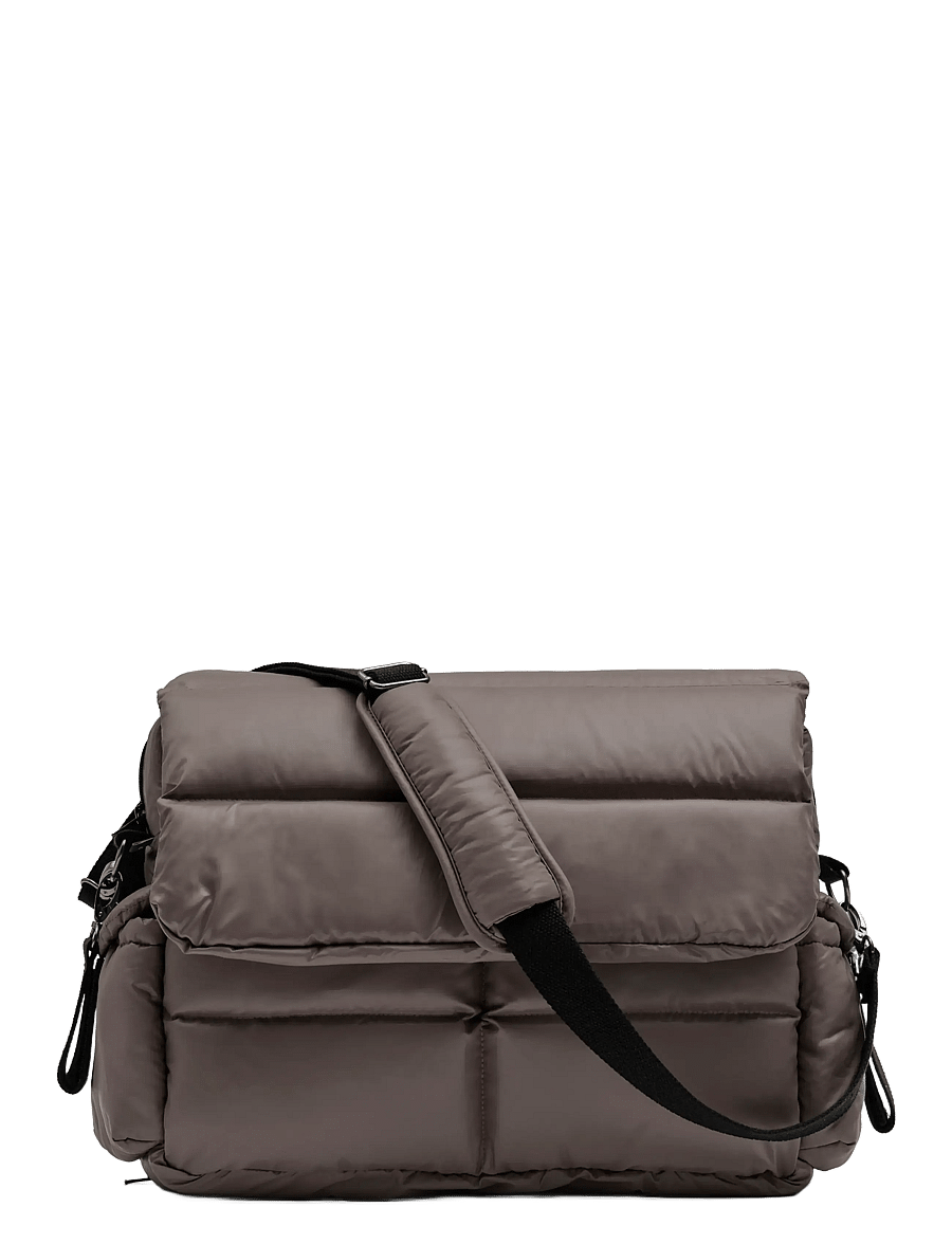 KongWalther - Puffer Diaper Bag Chocolate Brown - wickelunterlagen - grey - 0