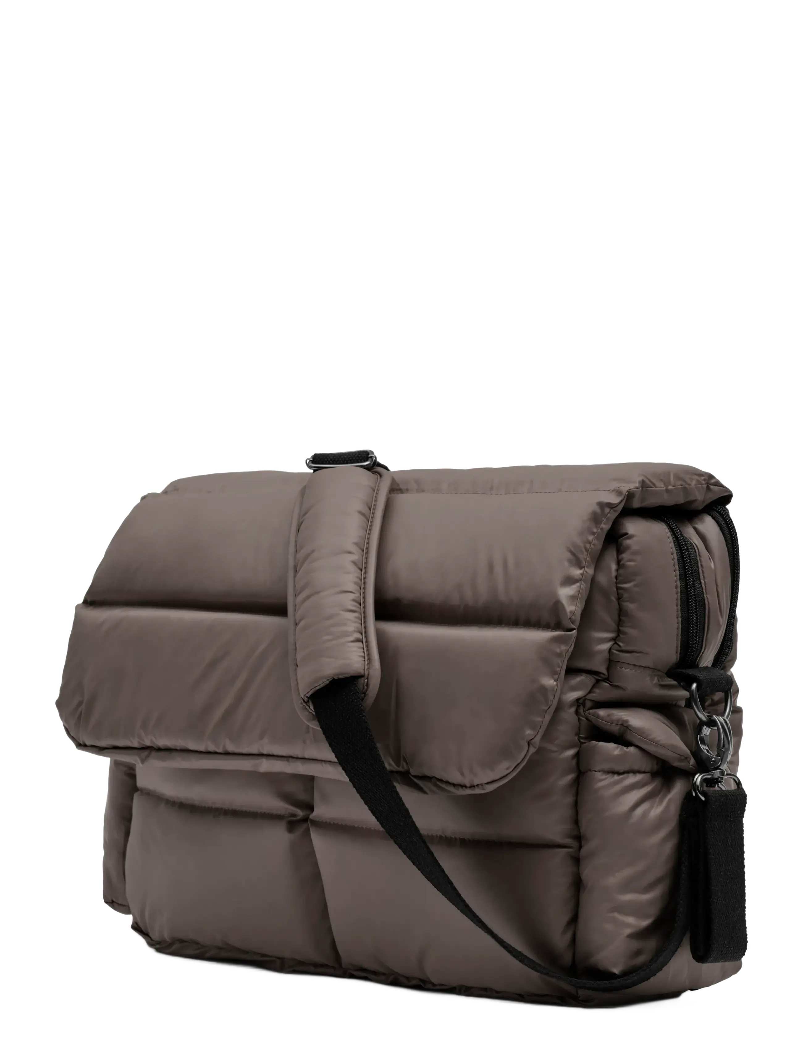 KongWalther - Puffer Diaper Bag Chocolate Brown - wickelunterlagen - grey - 1
