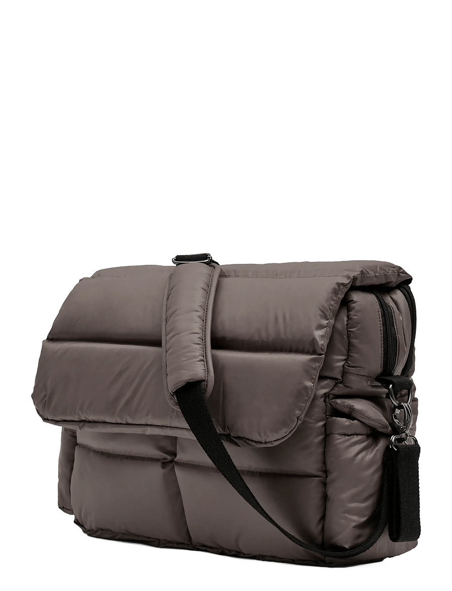 KongWalther - Puffer Diaper Bag Chocolate Brown - wickelunterlagen - grey - 1