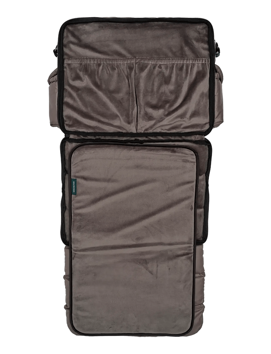 KongWalther - Puffer Diaper Bag Chocolate Brown - wickelunterlagen - grey - 2