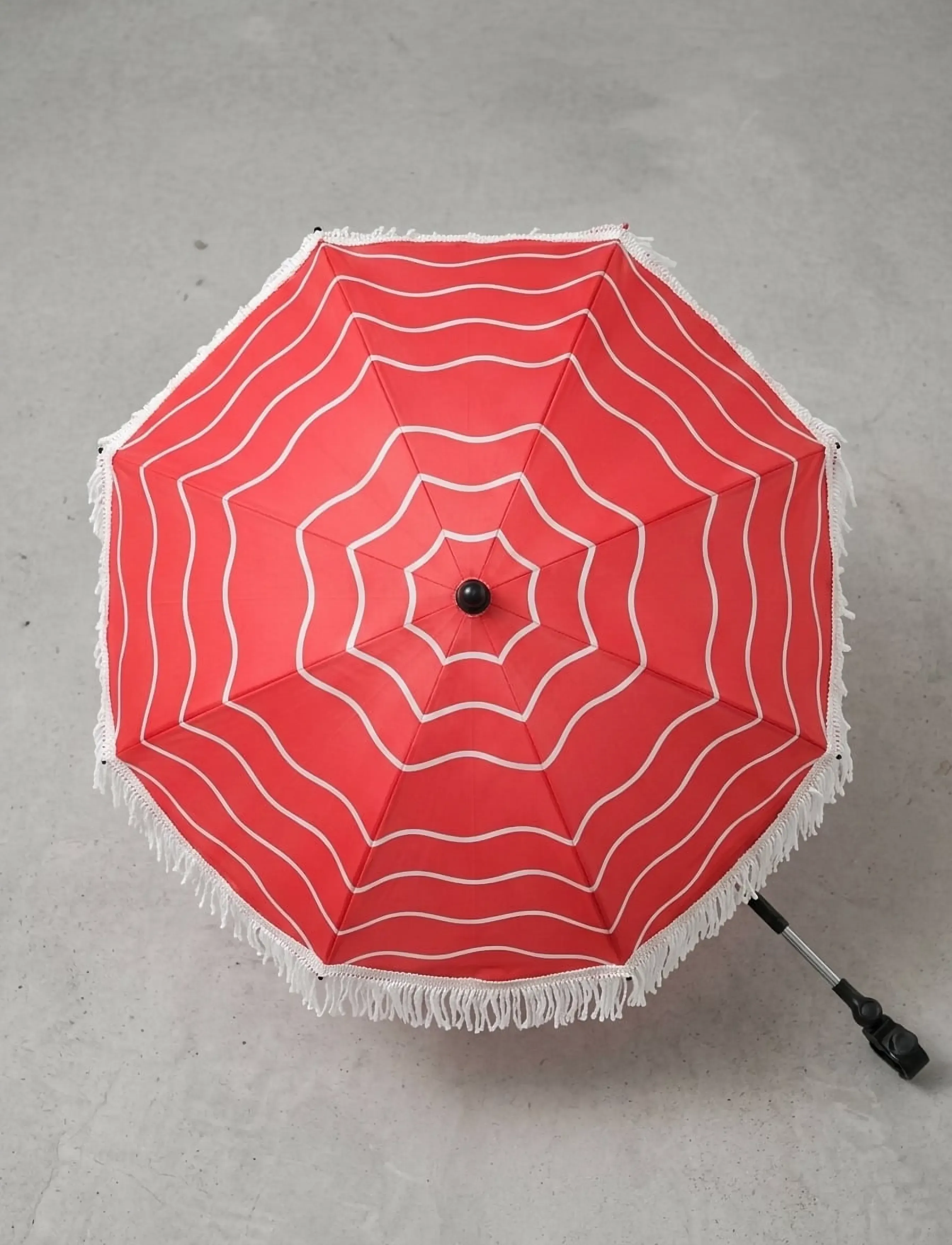 KongWalther - Stroller Umbrella Red - kinderwagen-accessoires - red - 3