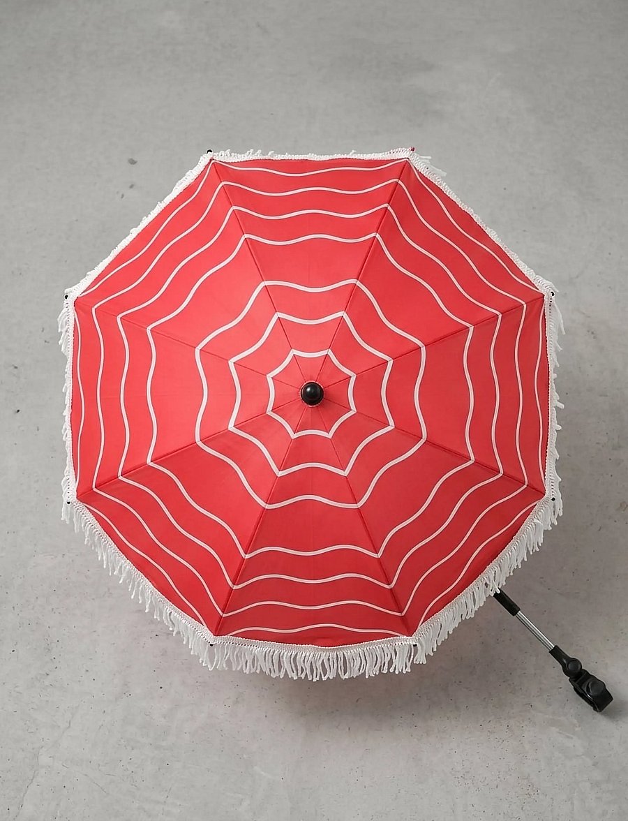 KongWalther - Stroller Umbrella Red - kinderwagen-accessoires - red - 3