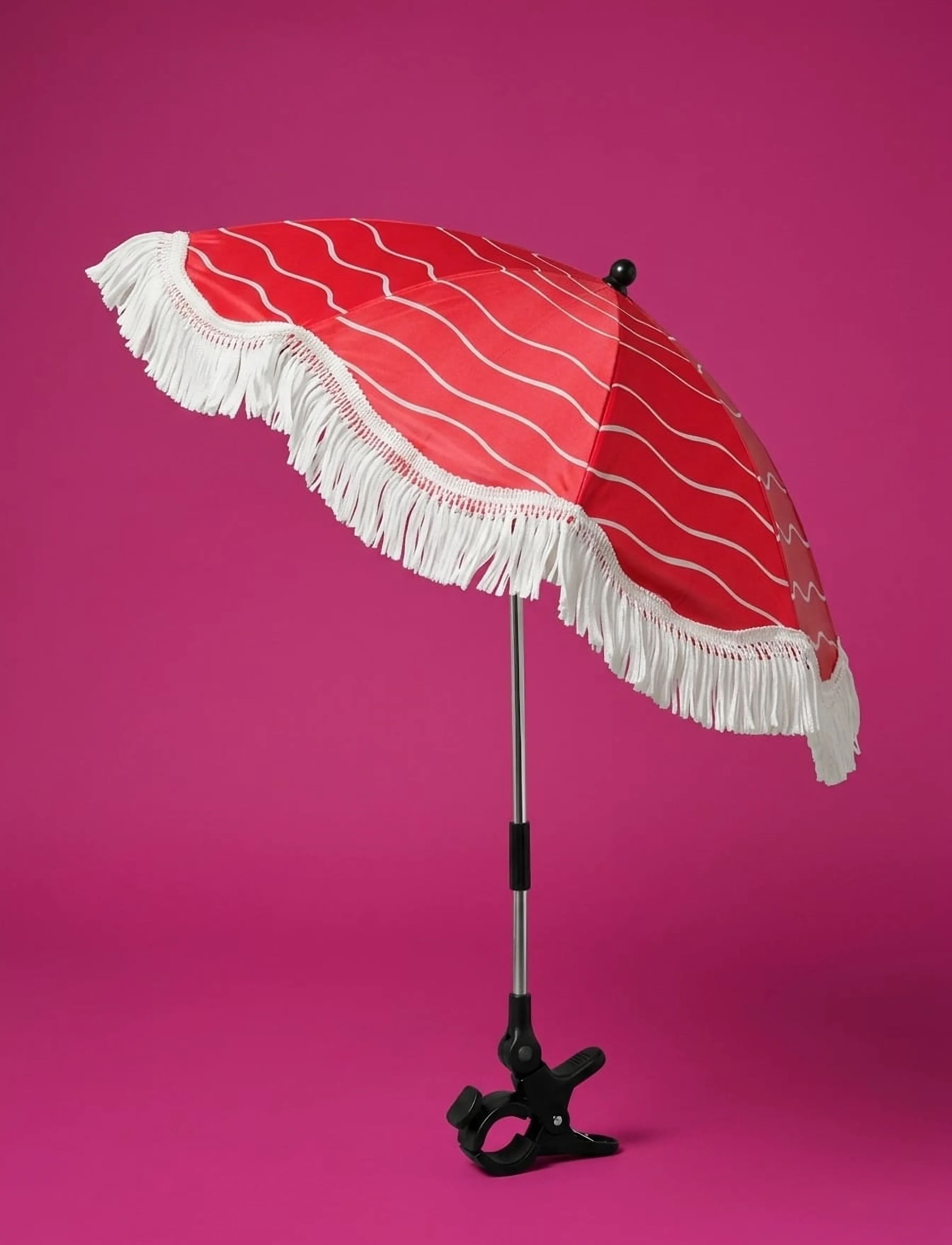 KongWalther - Stroller Umbrella Red - kinderwagen-accessoires - red - 4