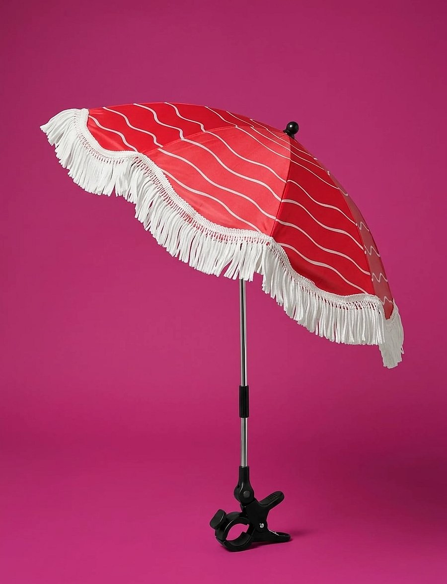 KongWalther - Stroller Umbrella Red - kinderwagen-accessoires - red - 4