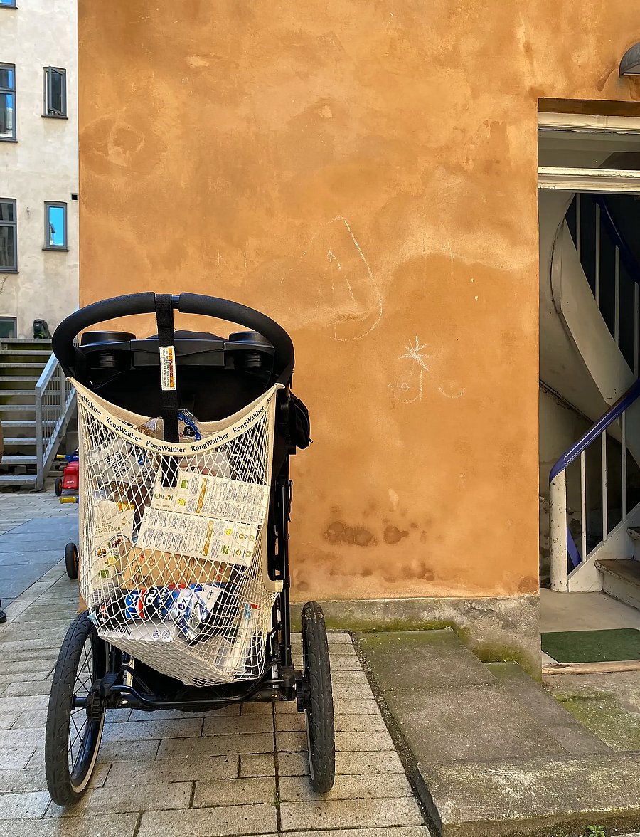 KongWalther - Magic shopper - barnvagnstillbehör - beige - 0
