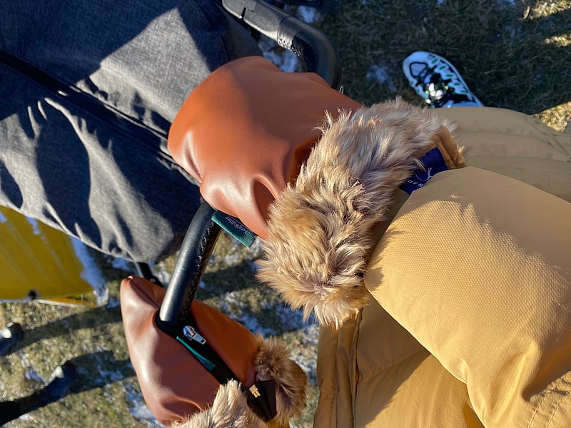 KongWalther - KONG.WALTHER Toffee Fur Stroller Gloves - kinderwagen-accessoires - toffee fur - 5