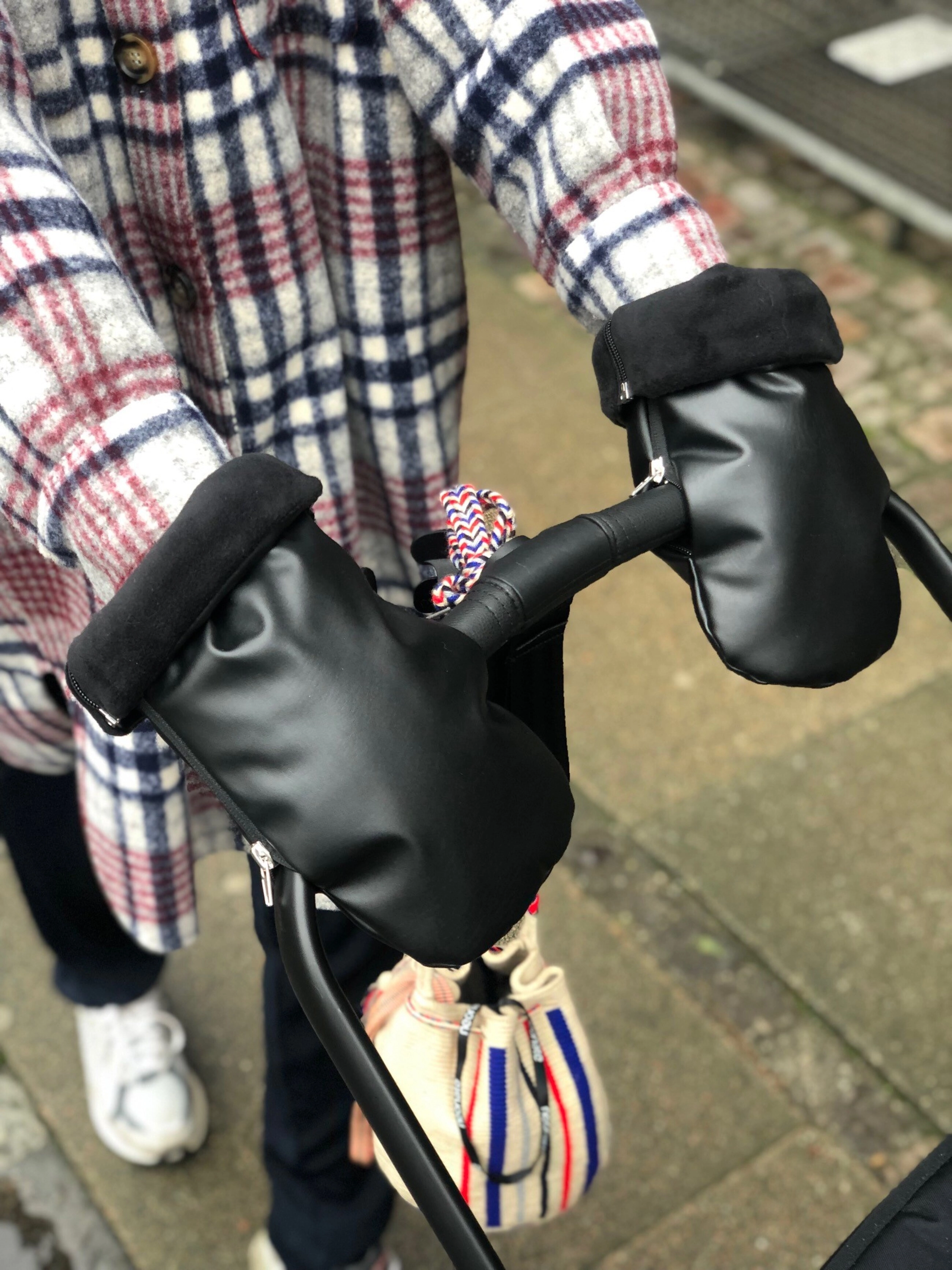 KongWalther Kong.walther Black Stroller Gloves, Børn, Barnevognshandsker, Sort, Str: ONE SIZE