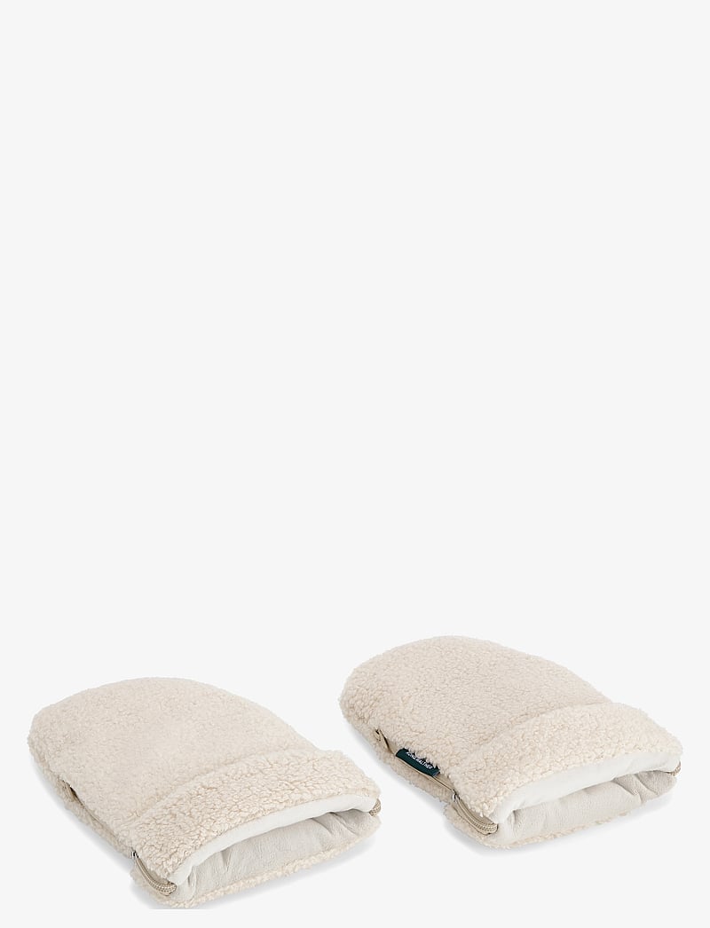 KongWalther - KONG.WALTHER Creme Teddy Stroller Gloves - accessoires landau - creme teddy - 1