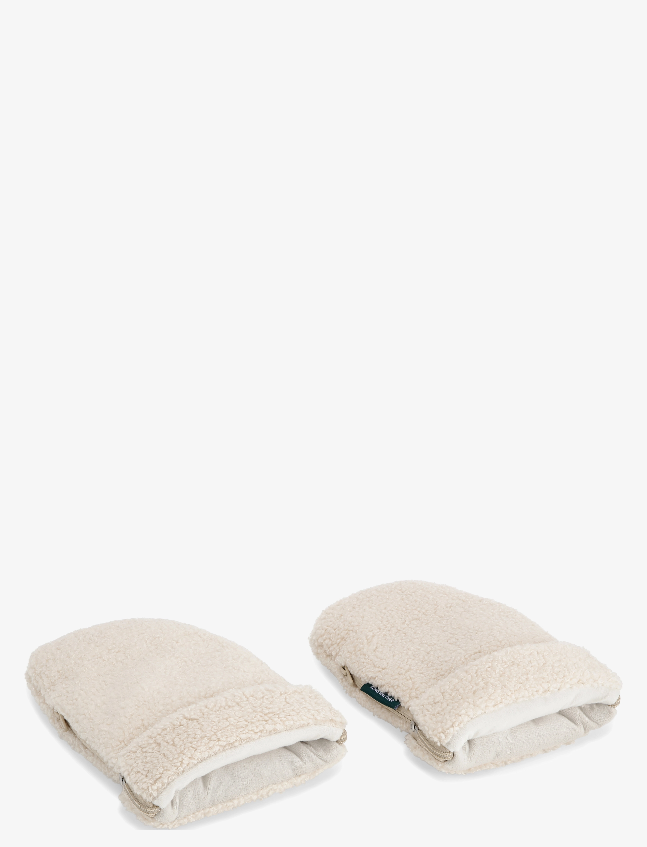 KongWalther - KONG.WALTHER Creme Teddy Stroller Gloves - børn - creme teddy - 1