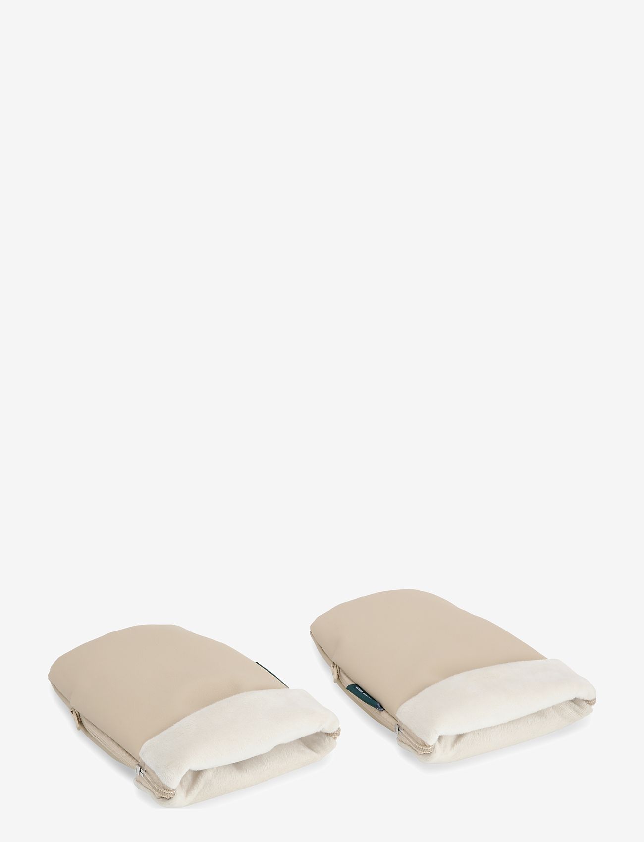 KongWalther - KONG.WALTHER Creme Fleece Stroller Gloves - barnvagnstillbehör - creme fleece - 2