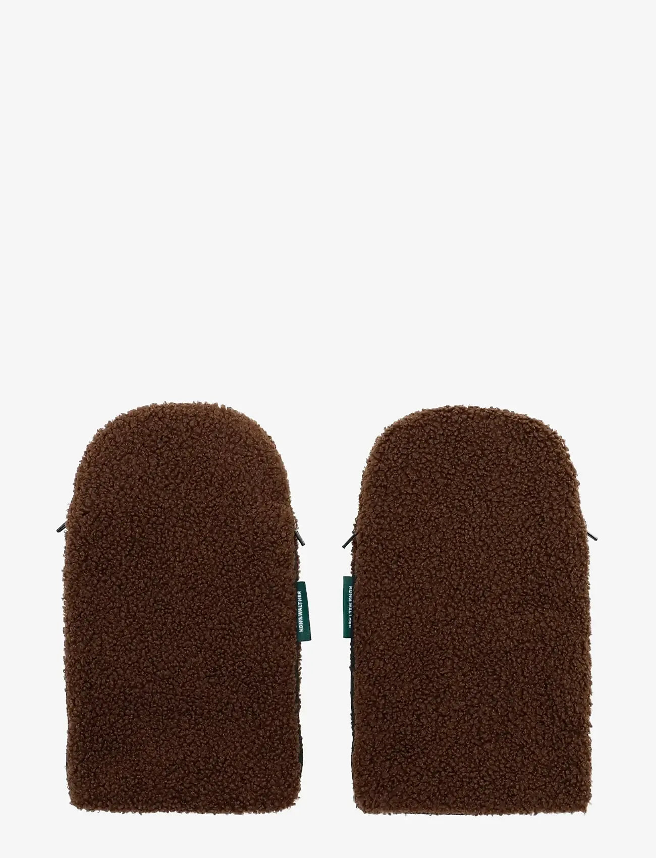 KongWalther - Stroller Gloves Chocolate Brown Teddy - stroller gloves - chocolate brown teddy - 1