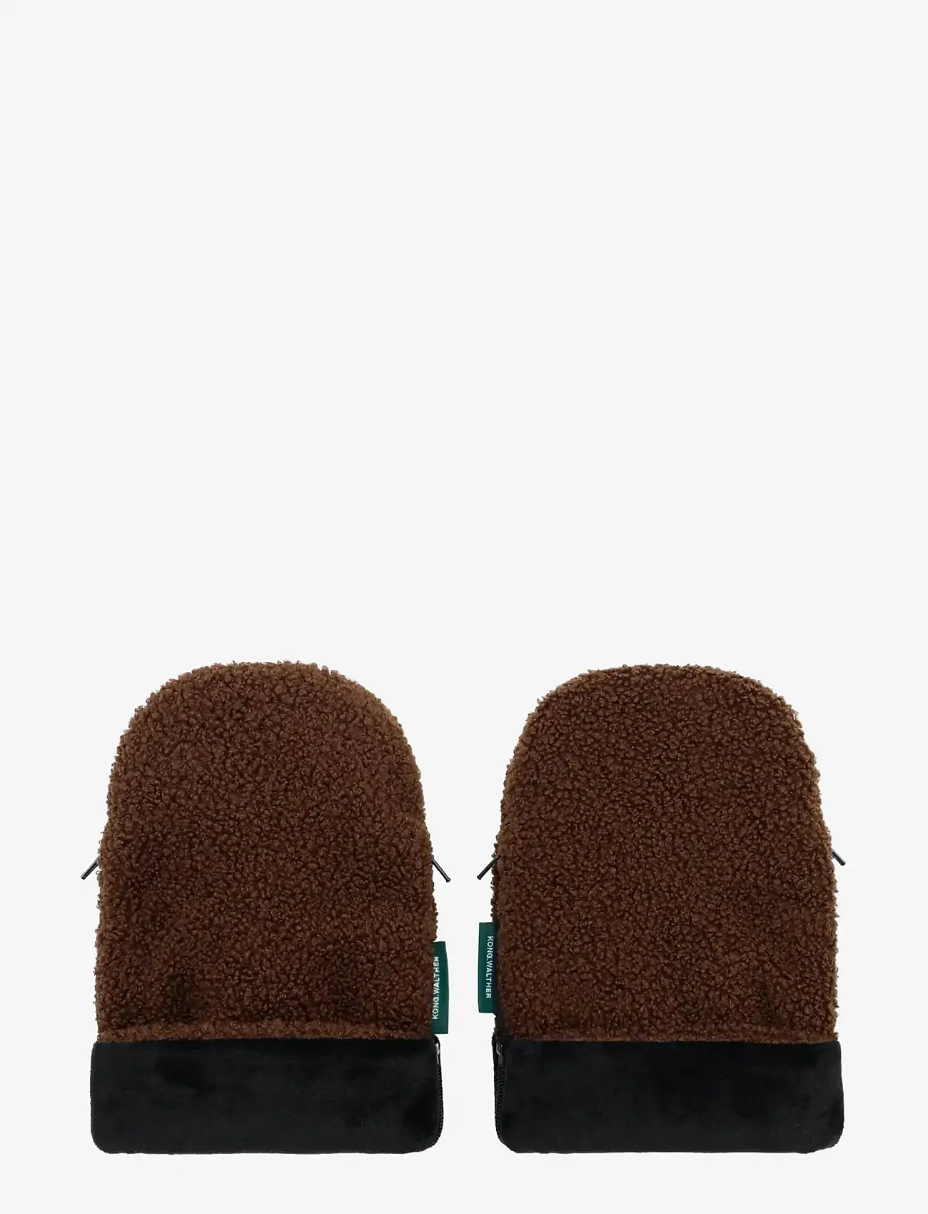 KongWalther - Stroller Gloves Chocolate Brown Teddy - stroller gloves - chocolate brown teddy - 2