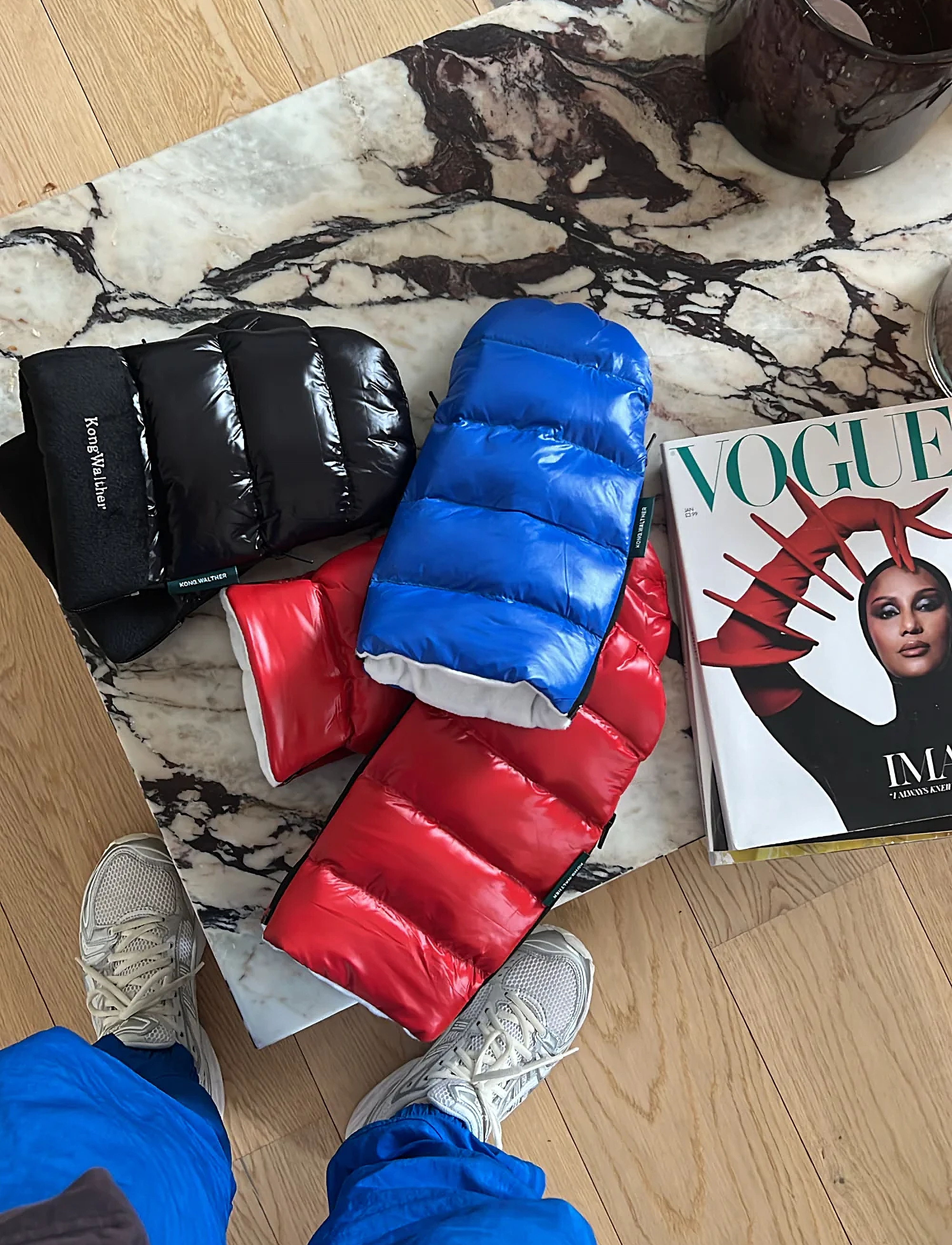 KongWalther Kong.walther Puffer Black Stroller Gloves, Børn, Puffer Barnevognshandsker, Sort, Str: ONE SIZE