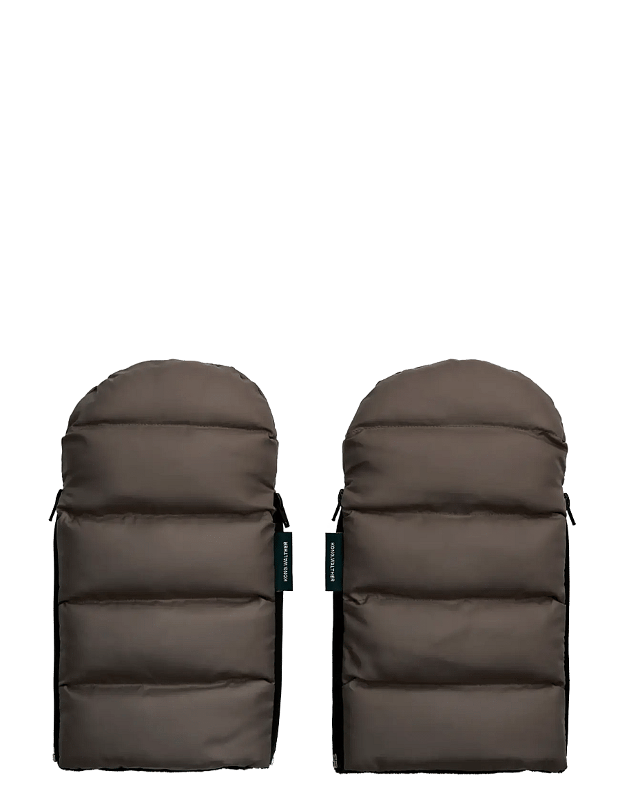 KongWalther - Stroller Gloves Puffer Grey - kerru aukahlutir - puffer grey - 1