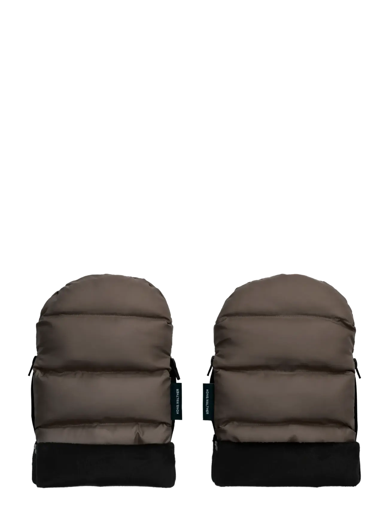 KongWalther - Stroller Gloves Puffer Grey - kerru aukahlutir - puffer grey - 2