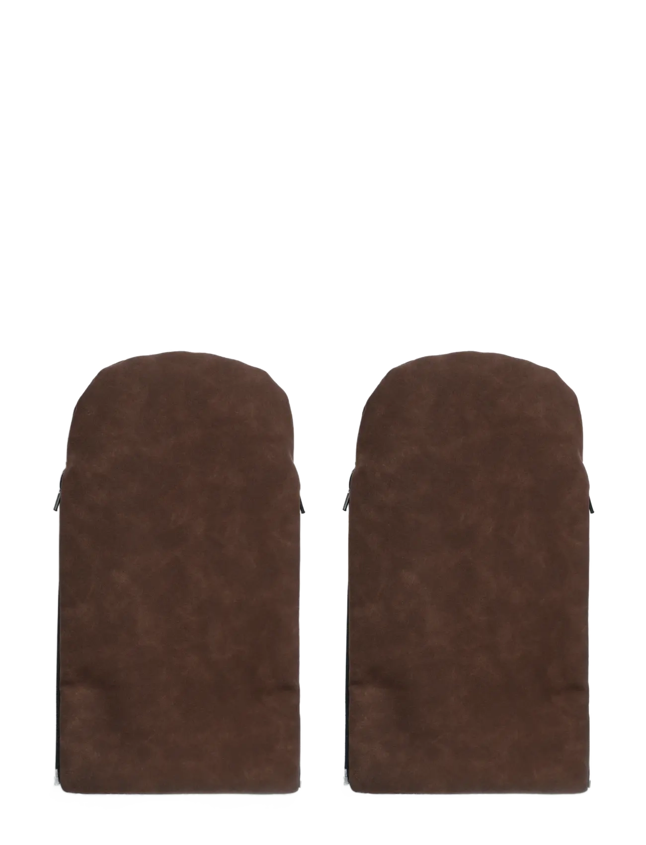 KongWalther KONG WALTHER Stroller Gloves Chocolate Brown Faux Suede - Neuheiten - CHOCOLATE BROWN FAUX SUEDE / brown