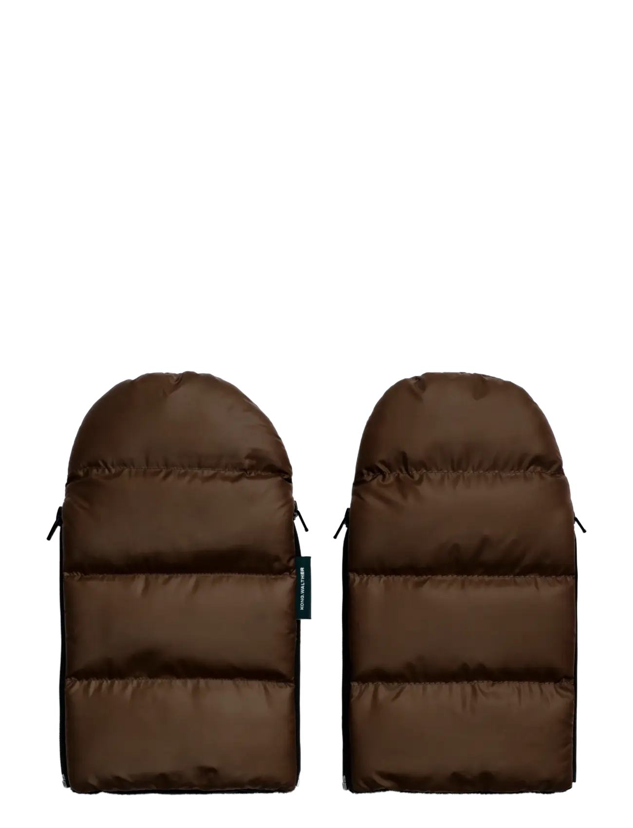 KongWalther KONG WALTHER Stroller Gloves Puffer Chocolate Brown - Barnvagn & resa - PUFFER CHOCOLATE BROWN / brown