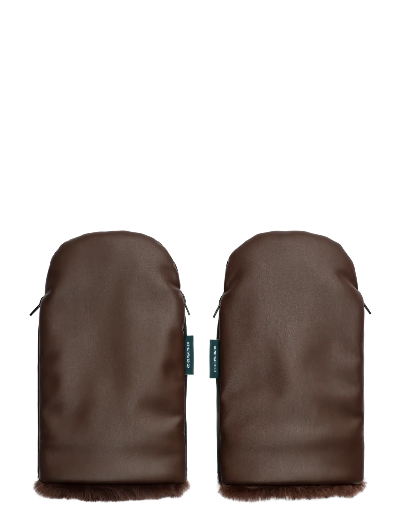 KongWalther - KONG WALTHER Stroller Gloves Chocolate Brown Fur - kinderwagen-handwärmer - chocolate brown fur - 1