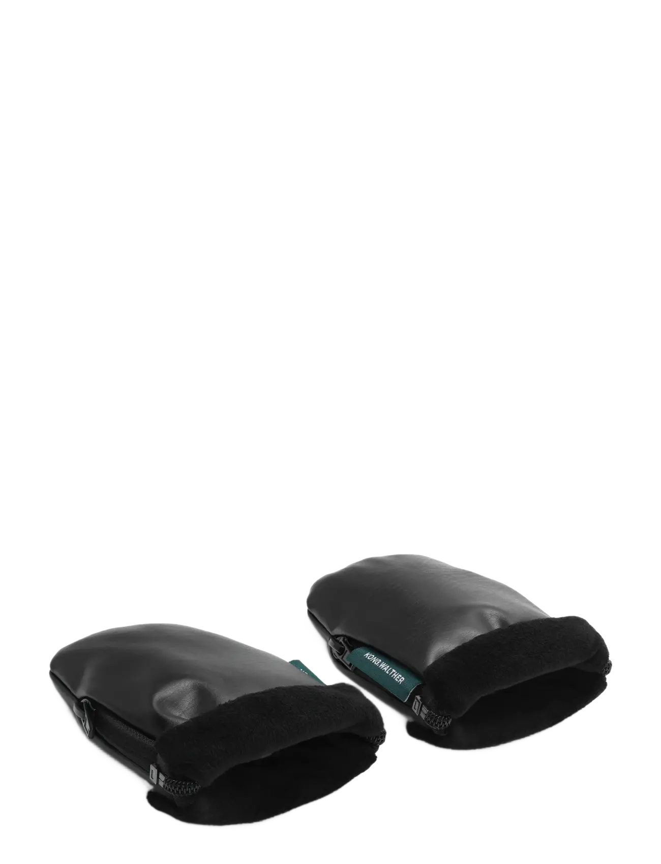 KongWalther - KONG.WALTHER Kids Black Stroller Gloves - barnevognshandsker - black - 2
