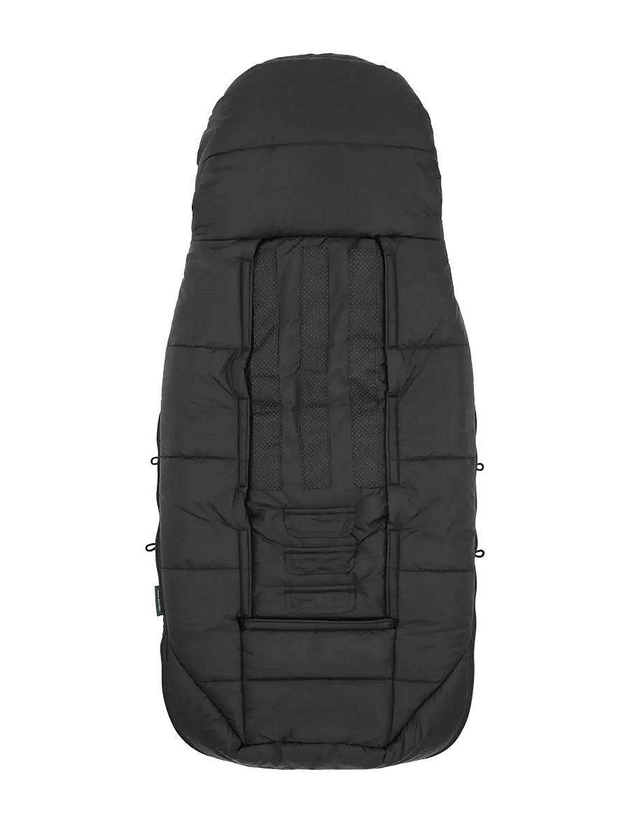 KongWalther - Puffer Footmuff Black - barnvagnar & tillbehör - black - 2