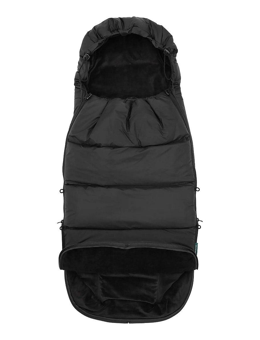 KongWalther - Puffer Footmuff Black - barnvagnar & tillbehör - black - 0