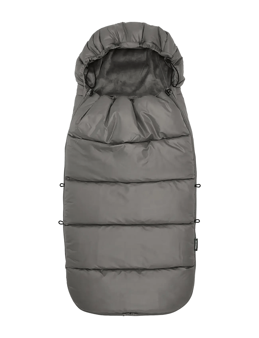 KongWalther - Puffer Footmuff Grey - kinderwagen & zubehör - grey - 1