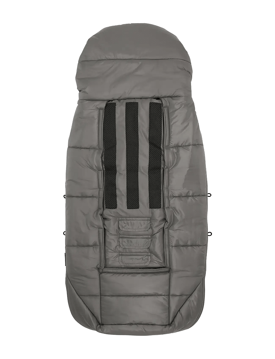 KongWalther - Puffer Footmuff Grey - kinderwagen & zubehör - grey - 2