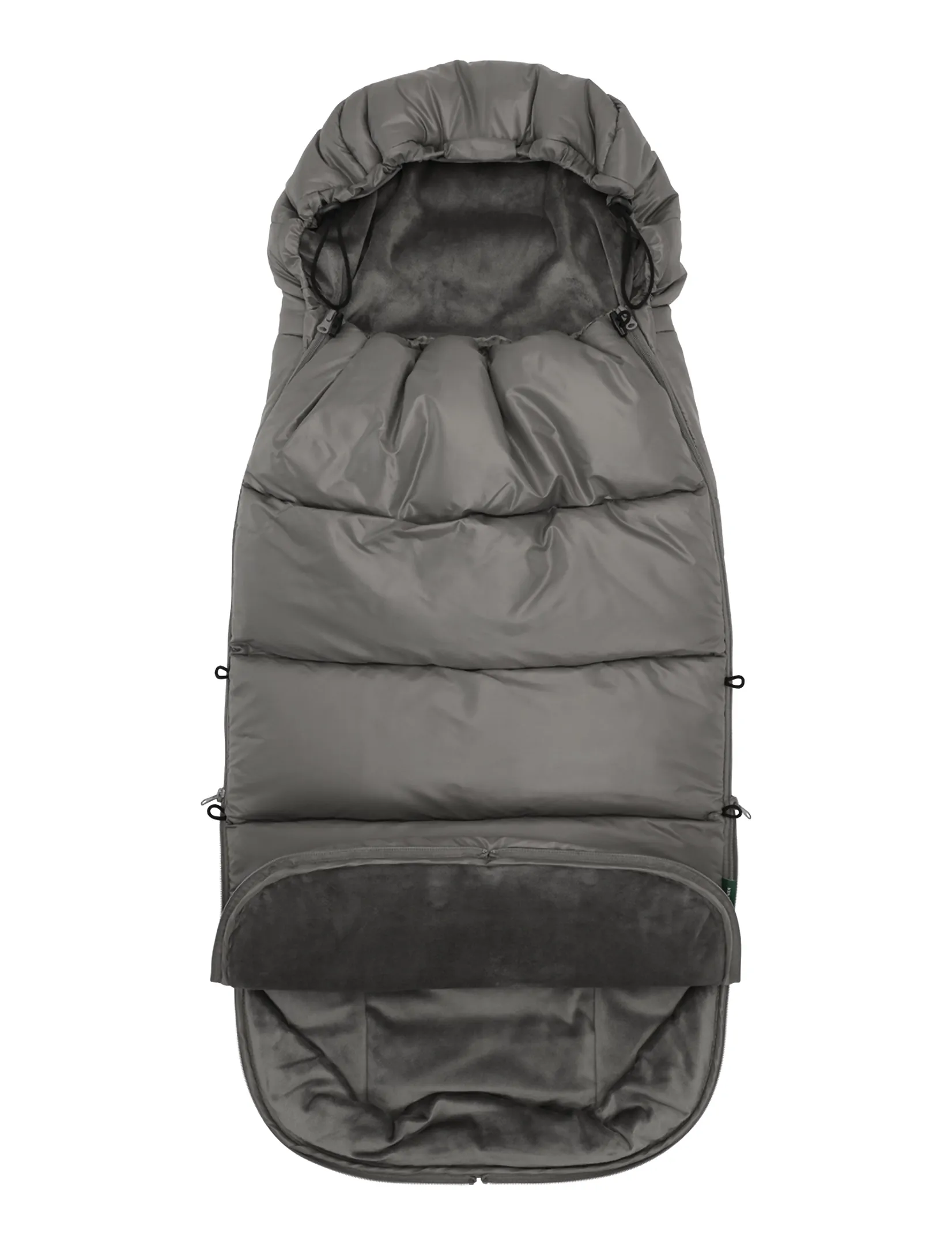 KongWalther - Puffer Footmuff Grey - kinderwagen & zubehör - grey - 0