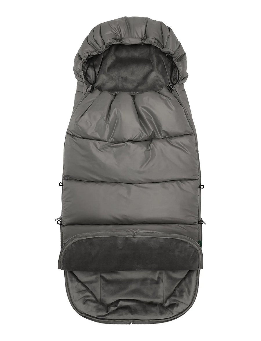 KongWalther - Puffer Footmuff Grey - kinderwagen & zubehör - grey - 0