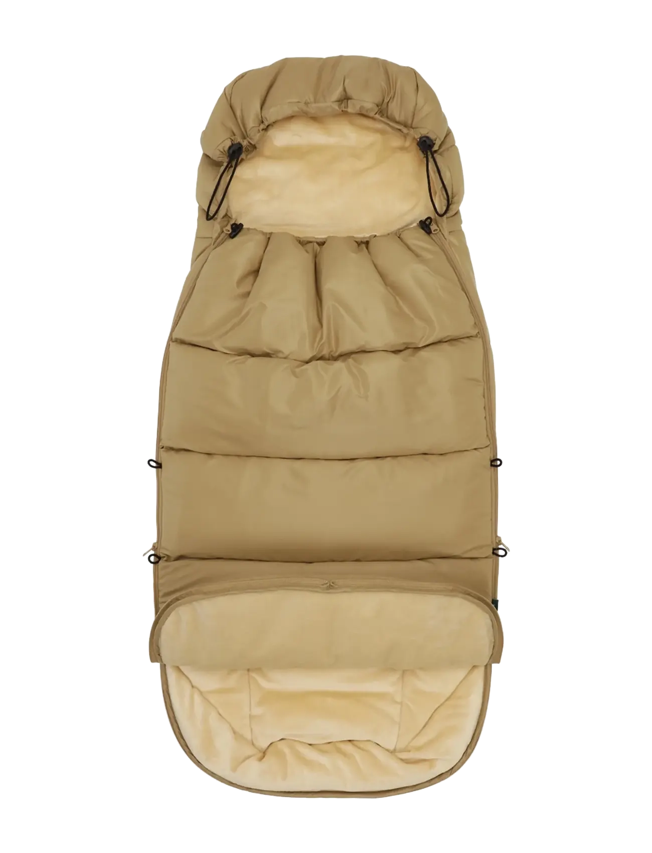 KongWalther - Puffer Footmuff Creme - barnvagnar & tillbehör - creme - 2