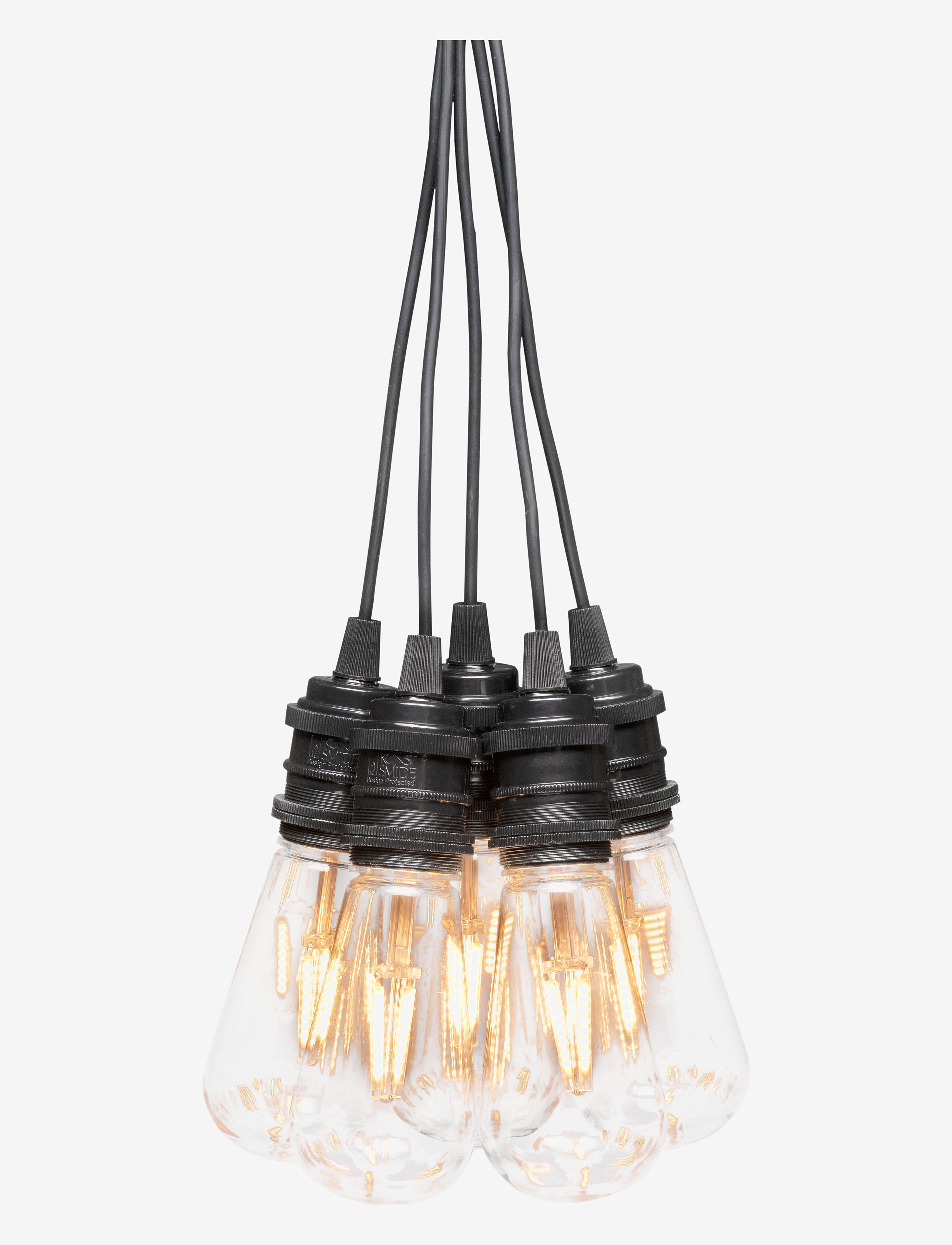 KONSTSMIDE Pære E27 10, Ravfarvet, Udskiftelig Led Schwarz - L:14.5M - Unisex