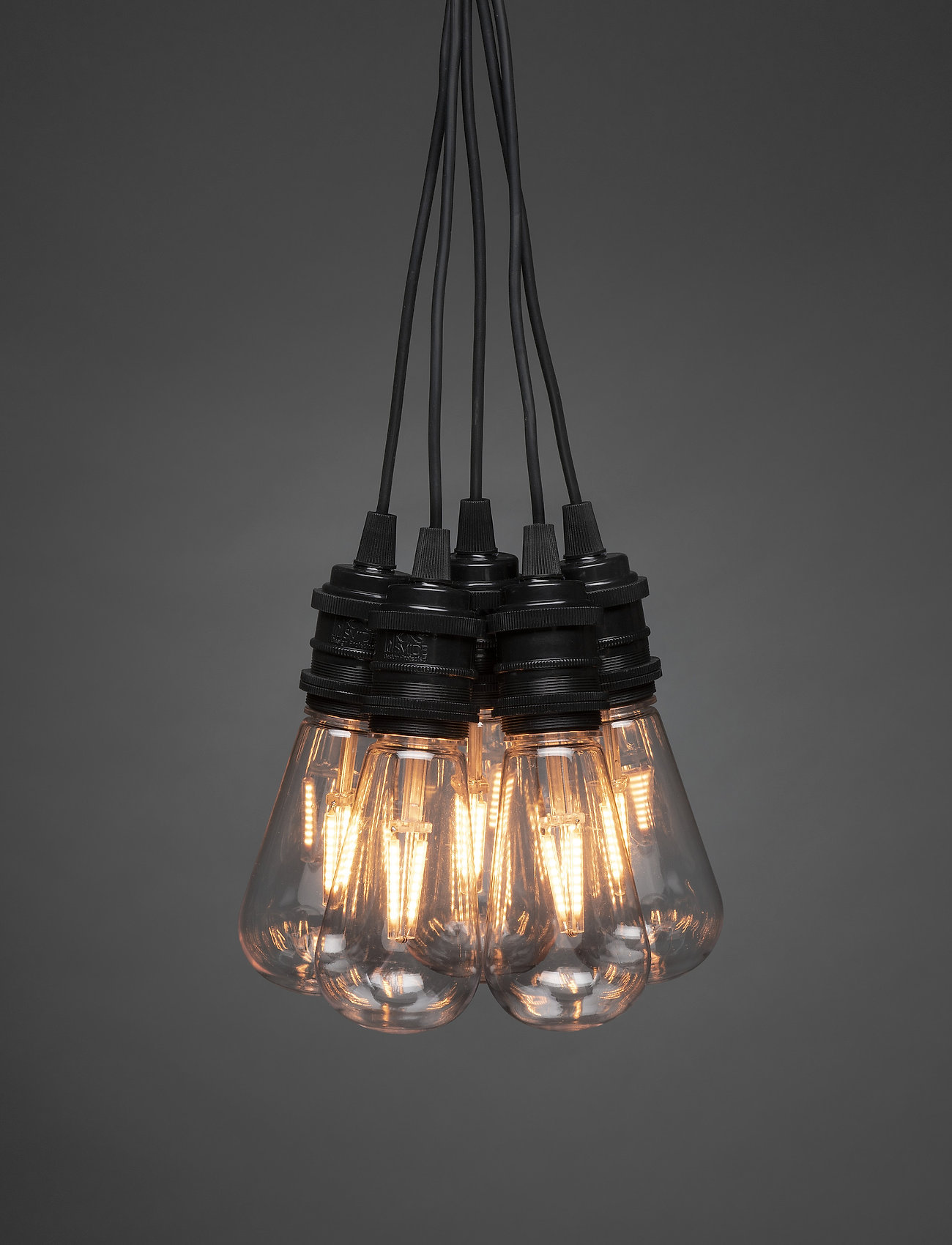 Konstsmide Pære E27 10, Ravfarvet, Udskiftelig Led, L:14.5M, Black, Belysning > Lyspærer, Unisex