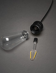Konstsmide - Slinga E27 10 amber utbytbar LED - glödlampor - black - 3