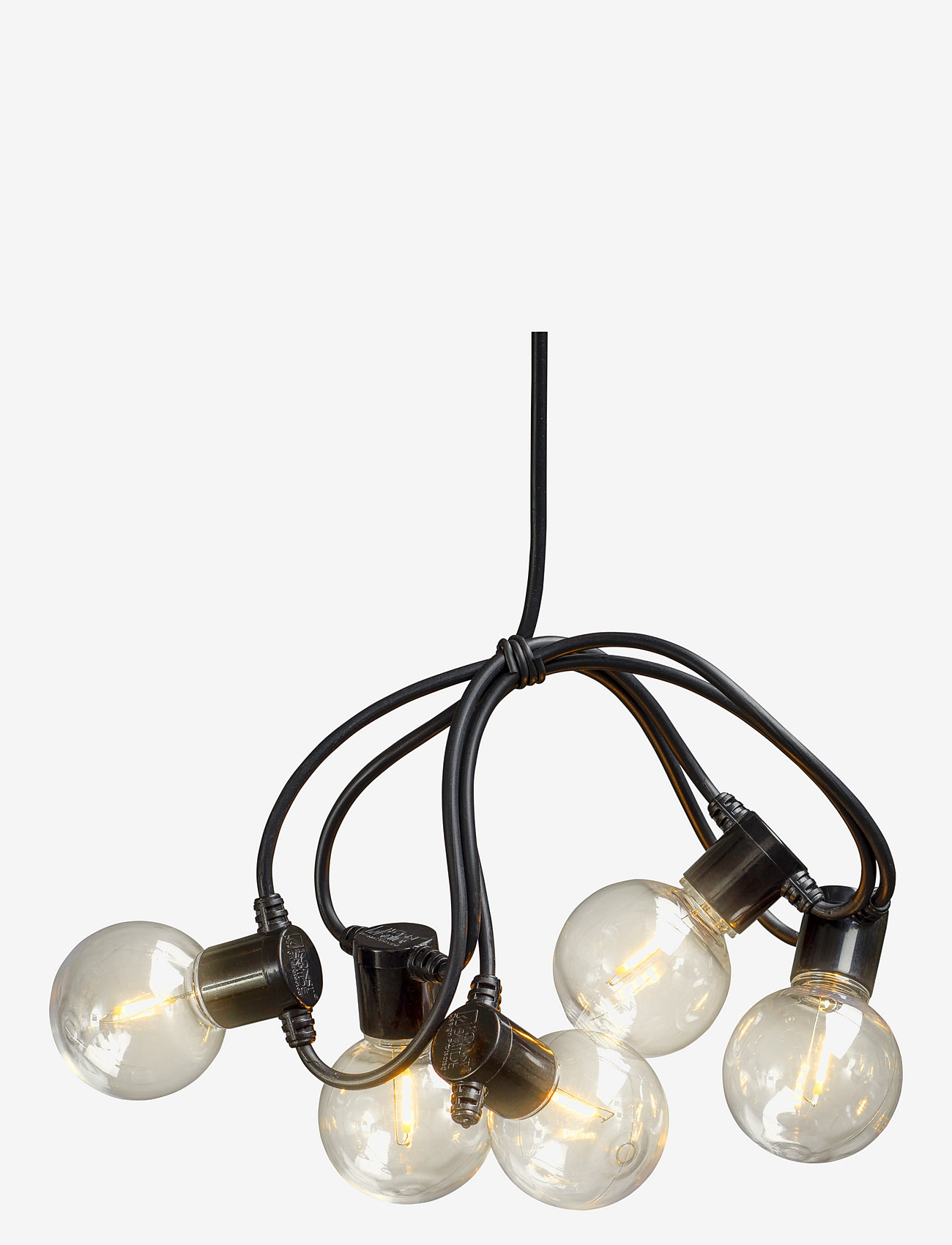 Konstsmide Lighset 20 round bulbs, LED - Konstsmide - BLACK / black