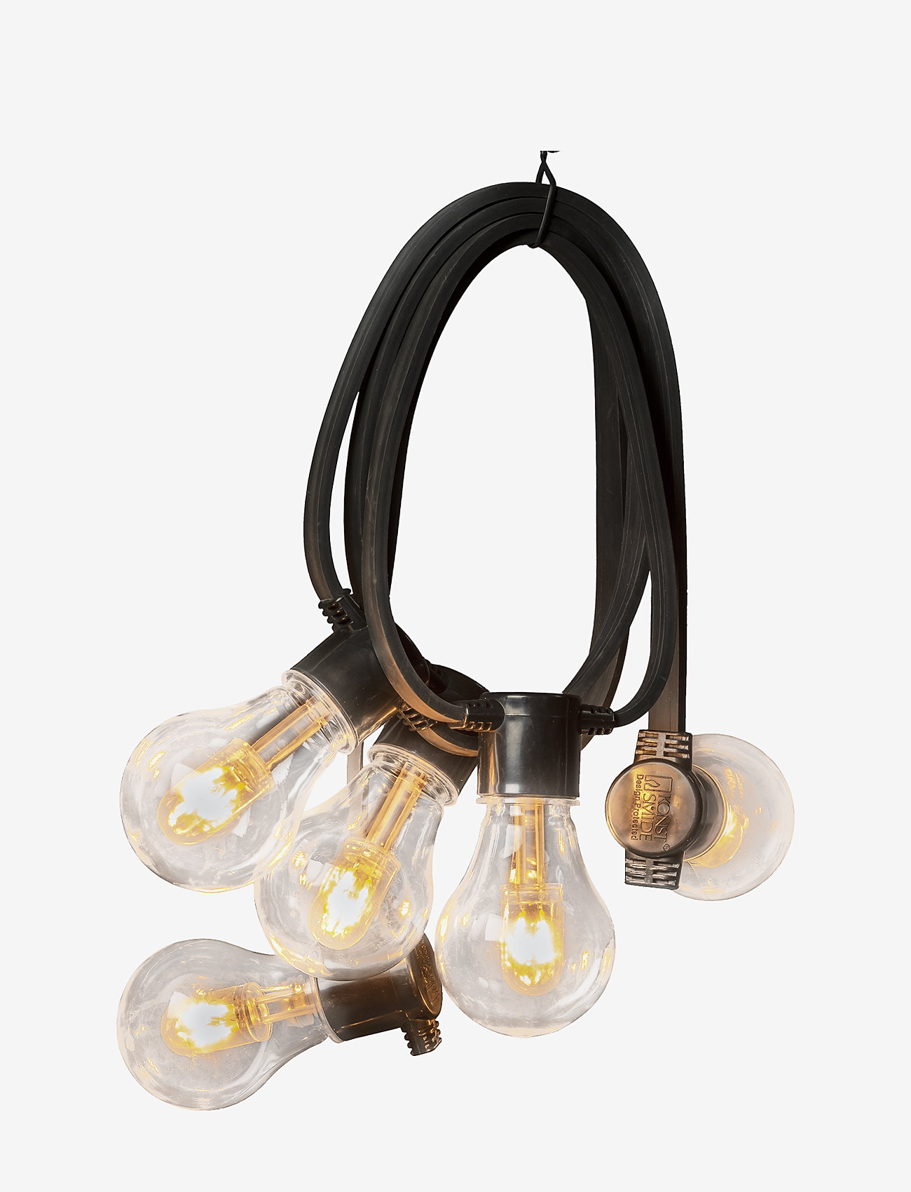 Konstsmide Lightset 10 bulb replace. LED - Kerstverlichting - BLACK / black