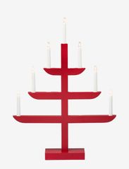 Candlestick, 7 bulbs - RED