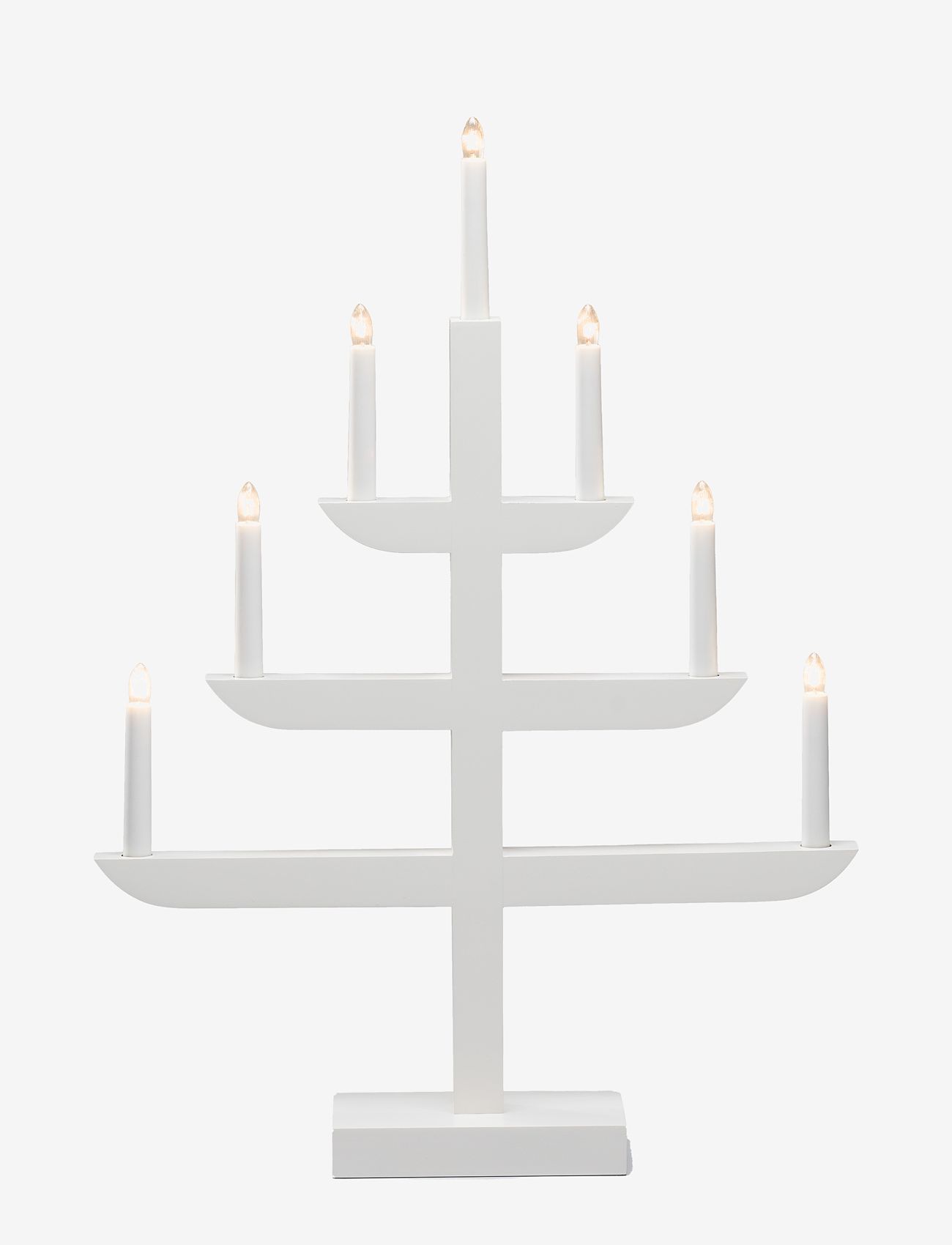 Konstsmide - Candlestick, 7 bulbs - julebelysning - white - 0