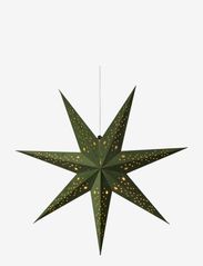 Konstsmide - Paper star velvet 78cm 7points - zemākās cenas - green - 0