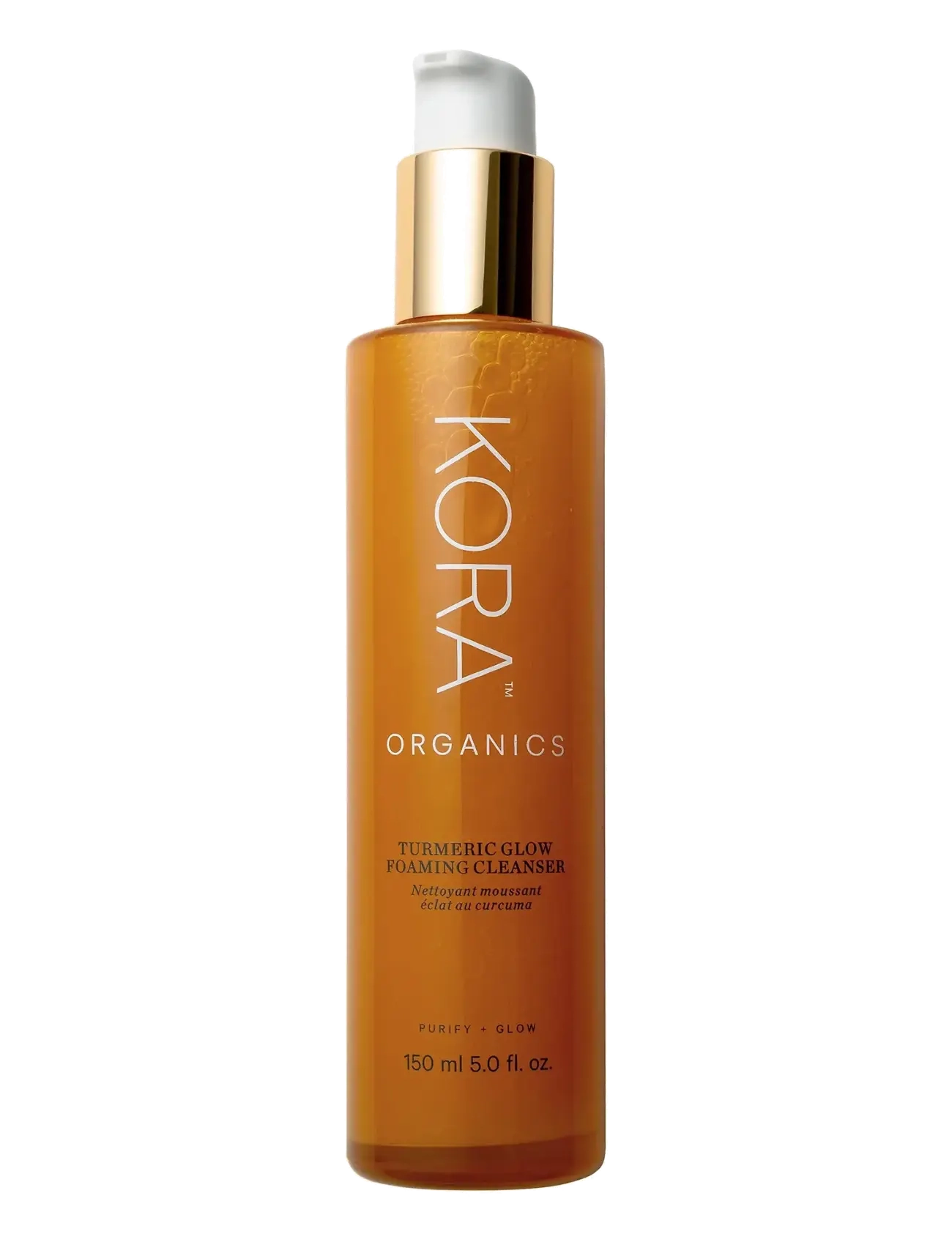Kora Organics Turmeric Glow Foaming Cleanser 150ml, 150 ml, Nude, Rengøringsmidler > Ansigtsvask Og Rengøringsmidler, Dame