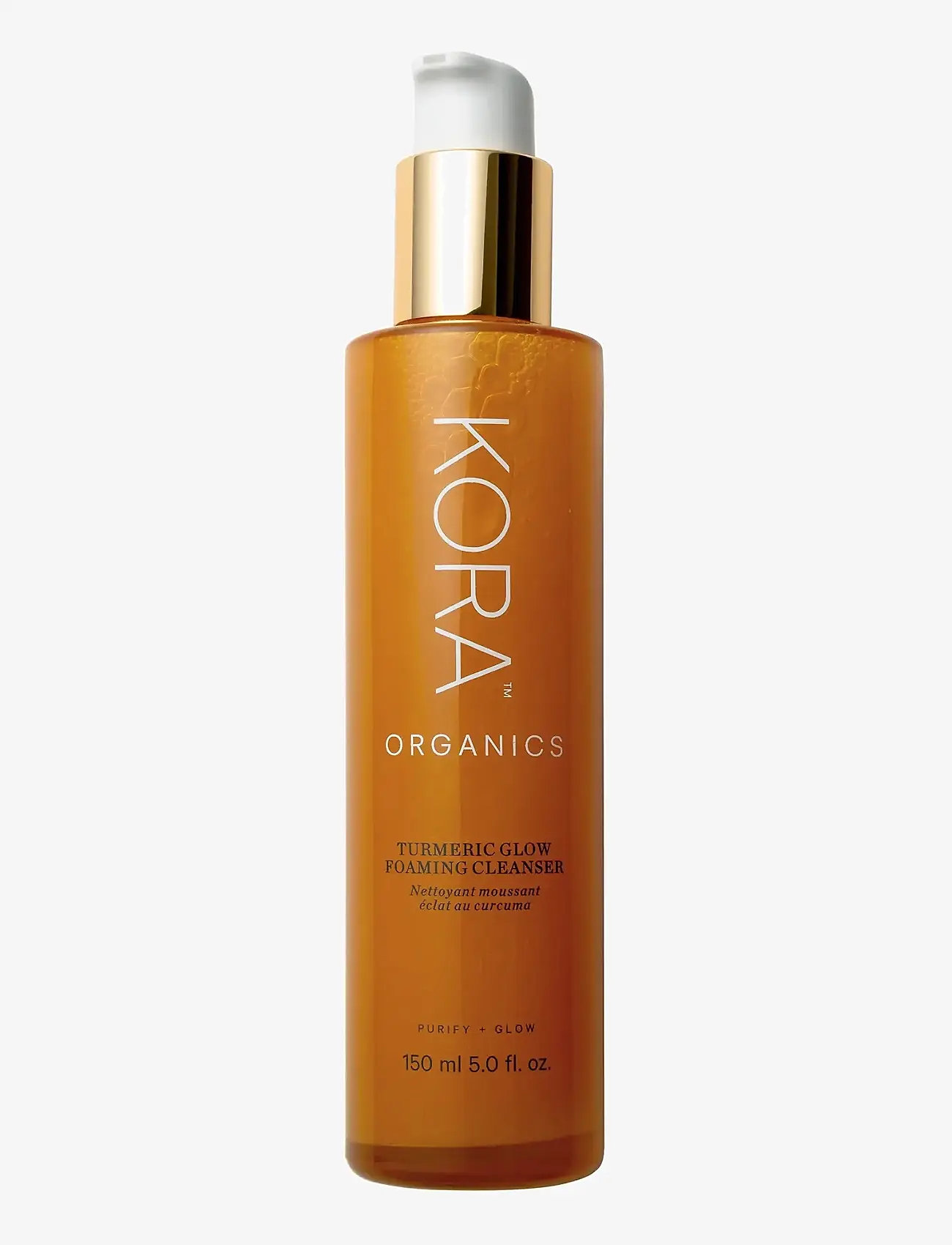Kora Organics - Turmeric Glow Foaming Cleanser 150ml - veido prausiklis - clear - 0