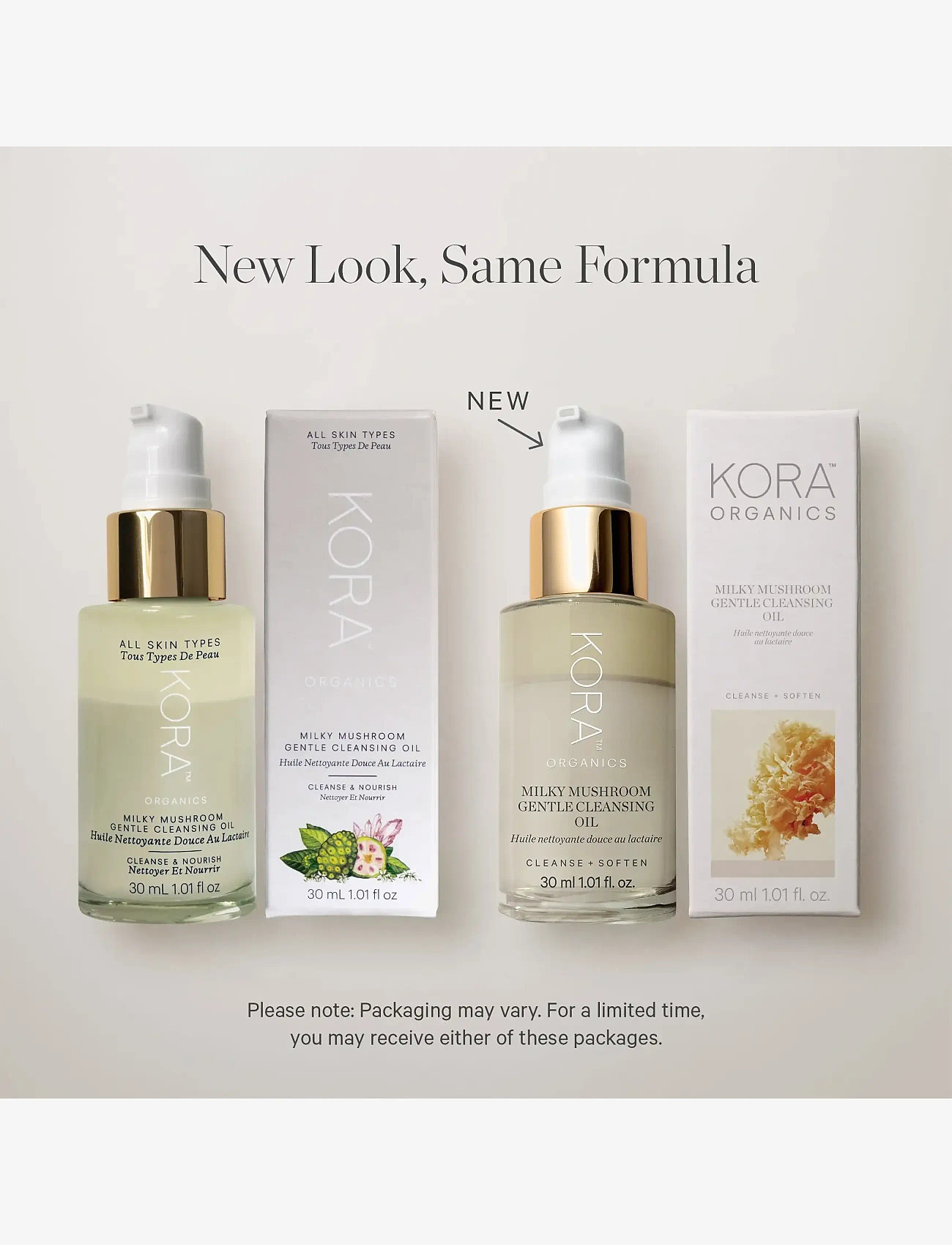 Kora Organics - Milky Mushroom Gentle Cleansing Oil 30ml - rengöringsolja - na - 4