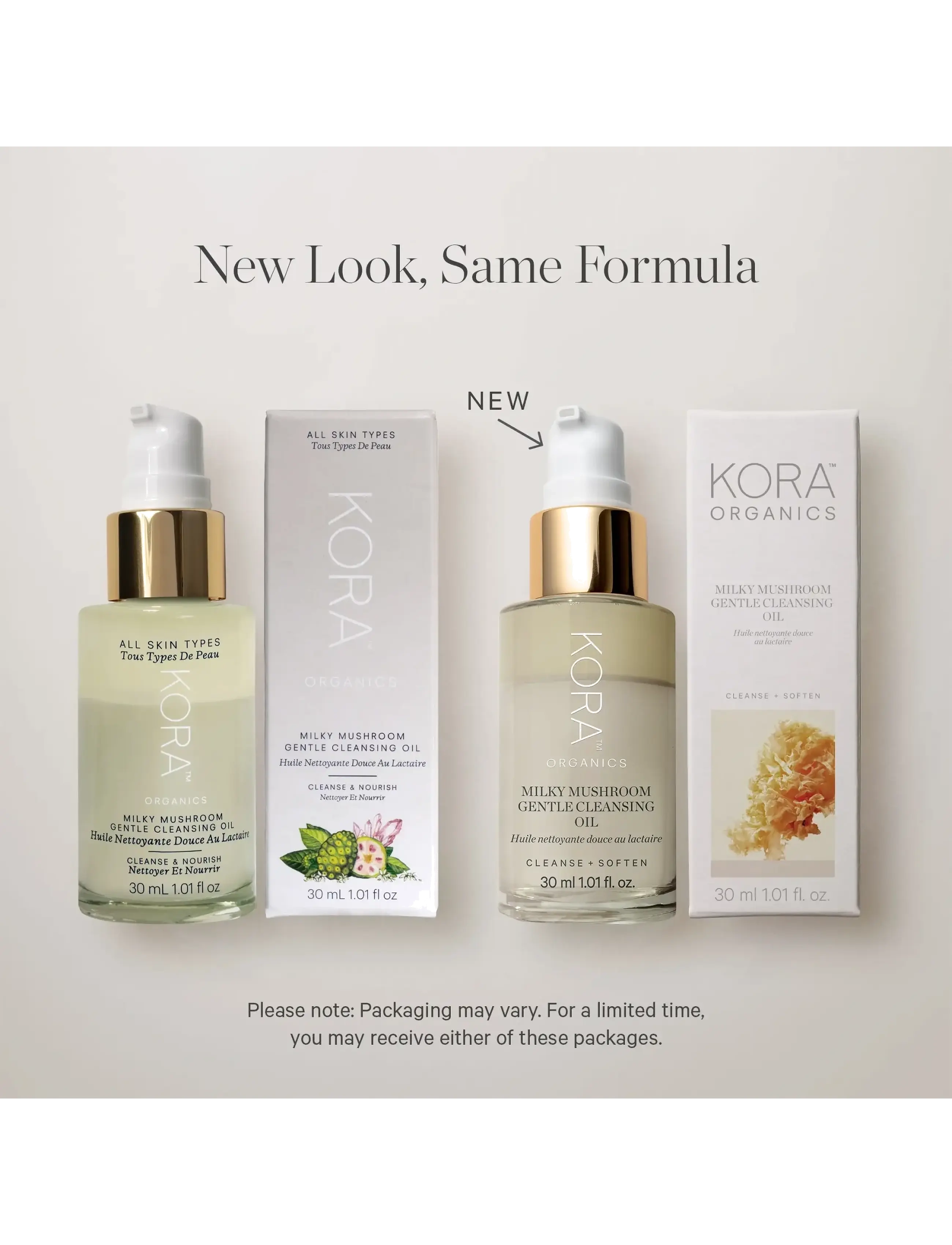 Kora Organics - Milky Mushroom Gentle Cleansing Oil 30ml - renseolier - na - 4
