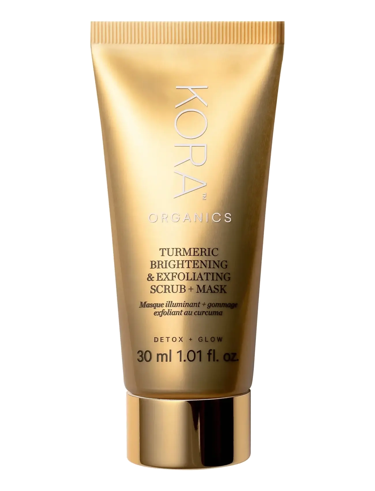 Kora Organics Turmeric Brightening & Exfoliating Mask, 2-In-1 30ml, 30 ml, Ansigtsmasker > Fugtgivende Maske, Dame