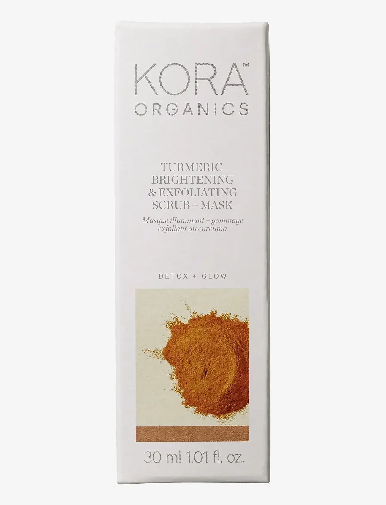 Kora Organics - Turmeric Brightening & Exfoliating Mask, 2-IN-1 30ml - fugtgivende masker - natural - 5