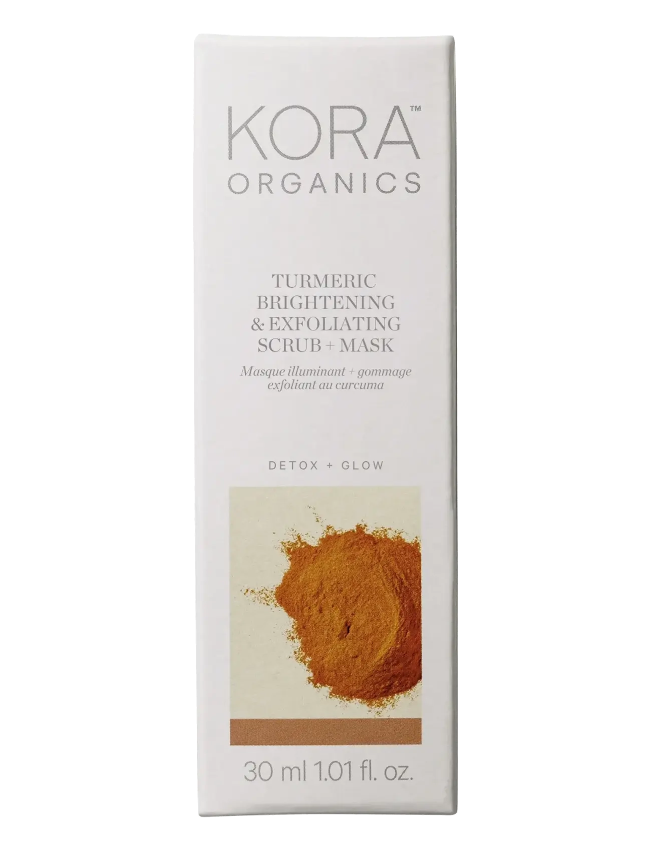 Kora Organics - Turmeric Brightening & Exfoliating Mask, 2-IN-1 30ml - fugtgivende masker - natural - 5