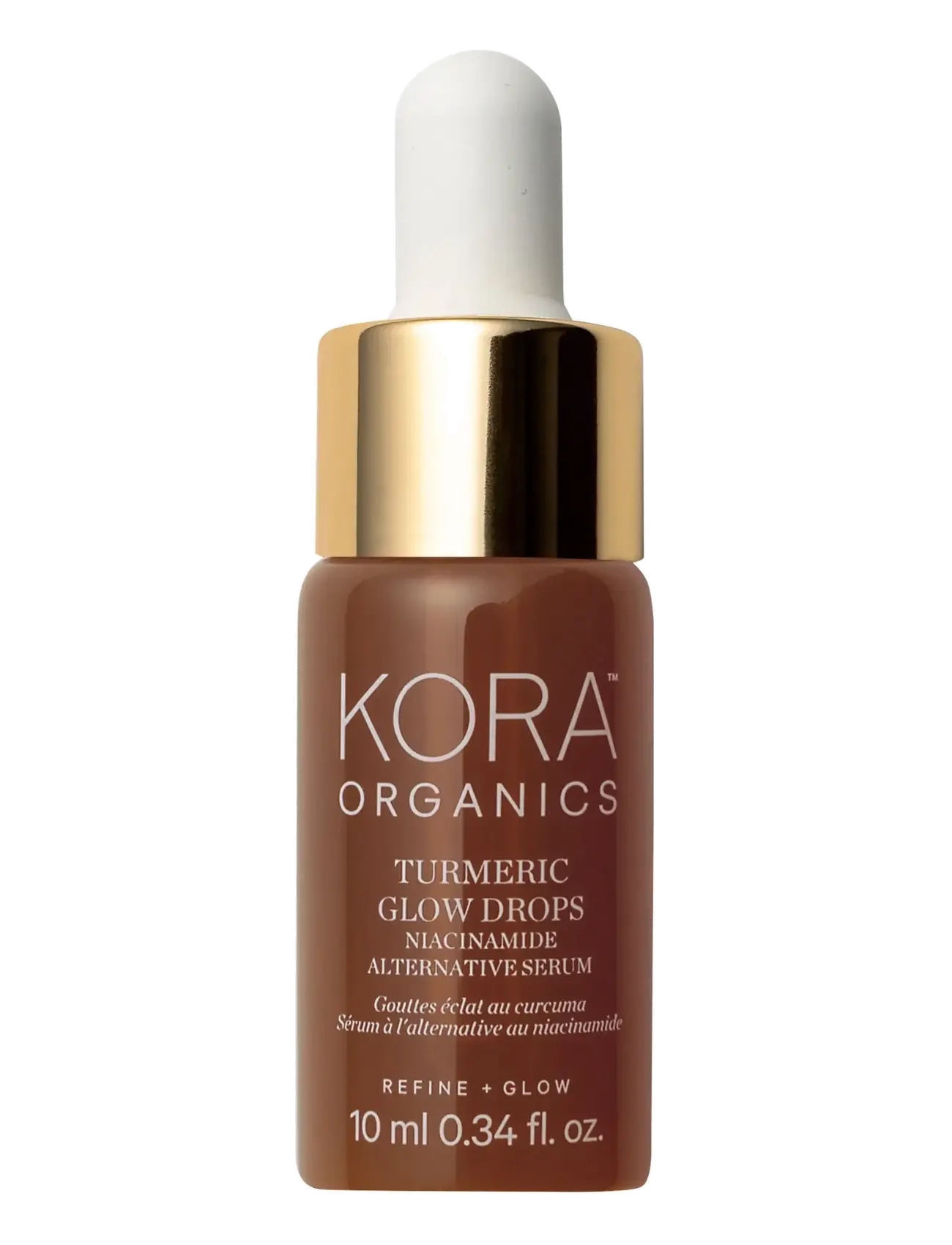 Kora Organics Turmeric Glow Drops Niacinamide Alternative Serum, 10 ml, Brown, Ansigt > Serum, Dame